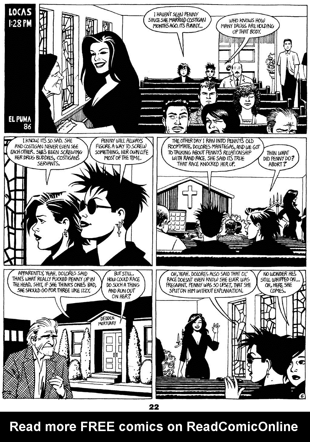 Read online Love and Rockets (1982) comic -  Issue #18 - 24