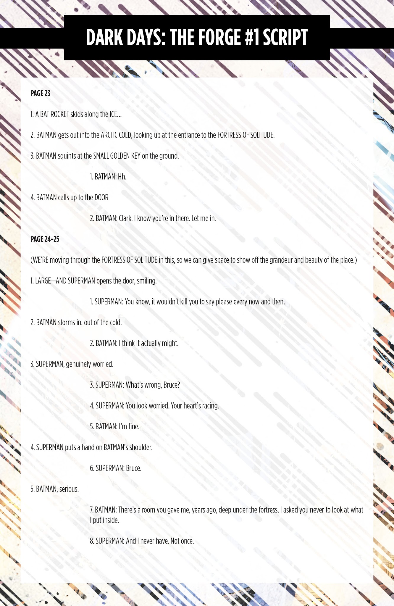 Read online Dark Days: The Forge/Casting Director's Cut comic -  Issue # Full - 79