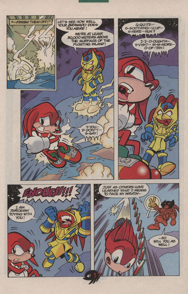 Read online Knuckles the Echidna comic -  Issue #8 - 25