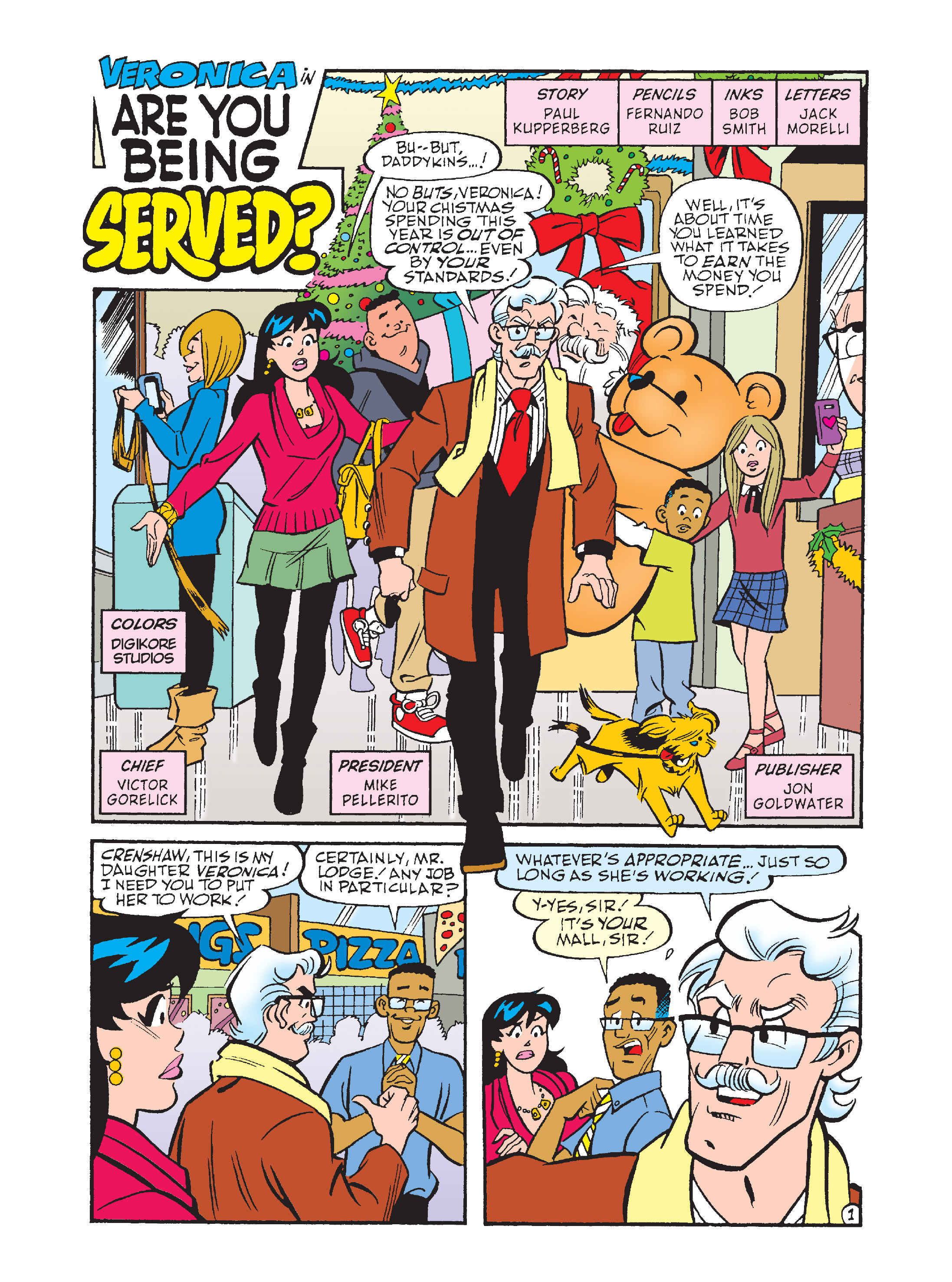 Read online Archie Digital Comics Presents: Betty and Veronica Christmas Spectacular comic -  Issue # Full - 19