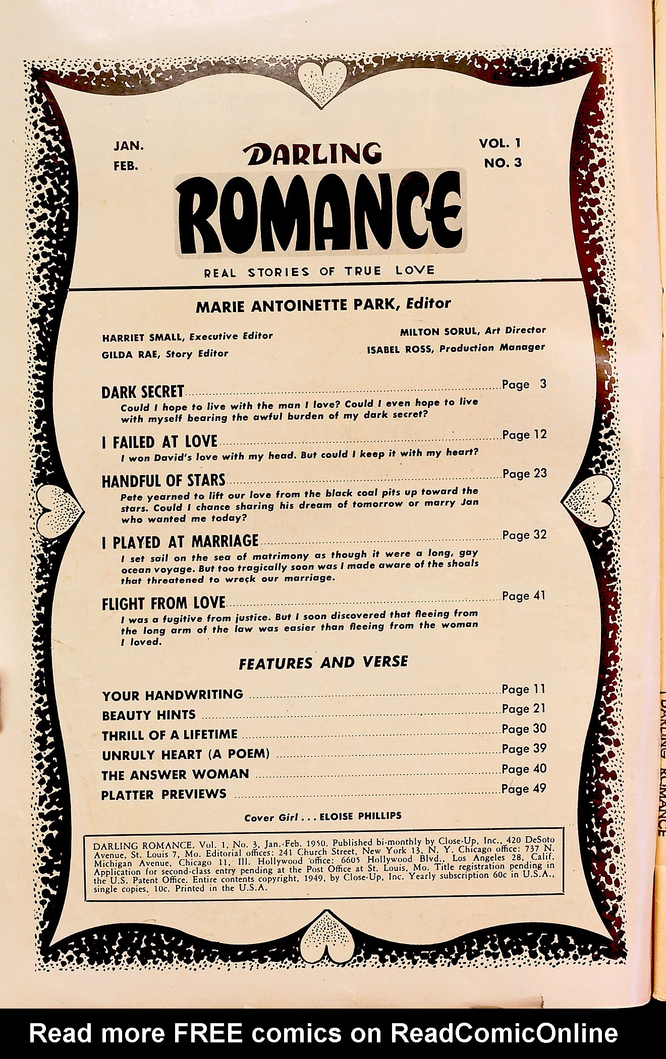 Read online Darling Romance comic -  Issue #3 - 2