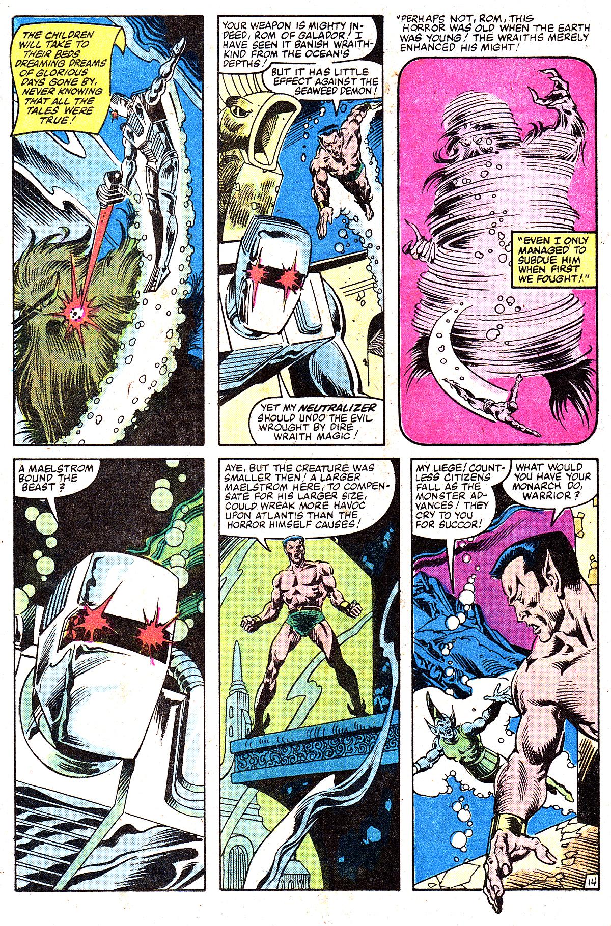 Read online ROM (1979) comic -  Issue #35 - 14