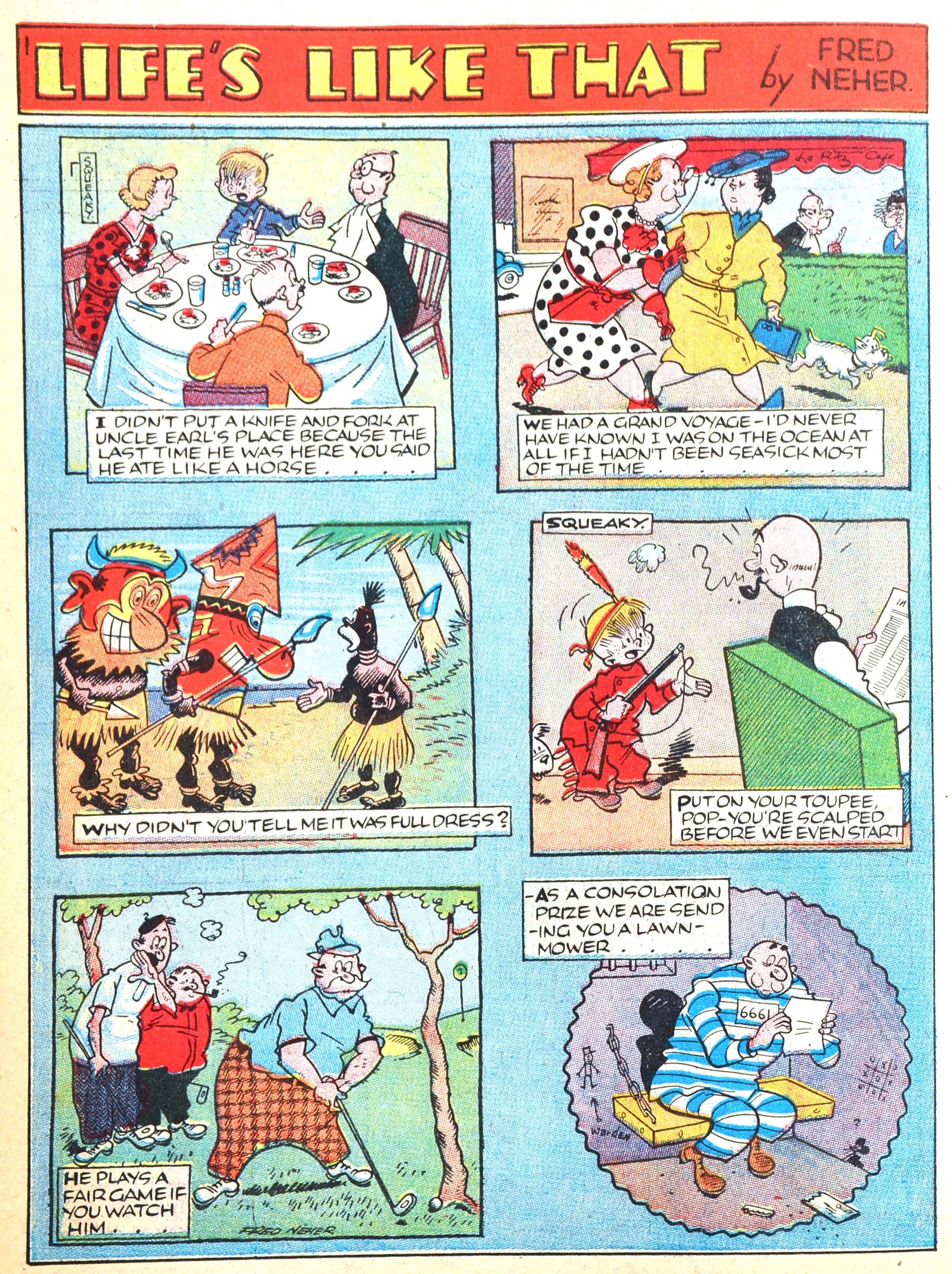 Read online Famous Funnies comic -  Issue #52 - 58