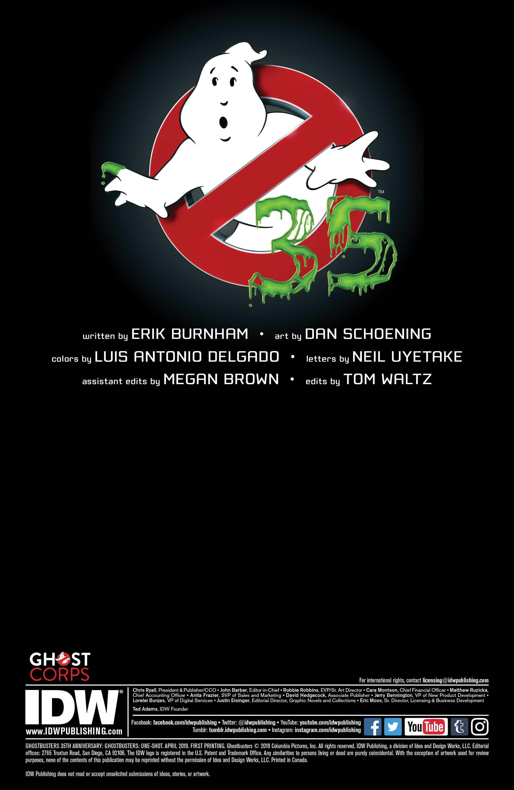 Read online Ghostbusters 35th Anniversary: Ghostbusters comic -  Issue # Full - 2
