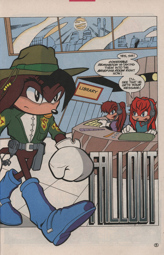 Read online Knuckles the Echidna comic -  Issue #5 - 7