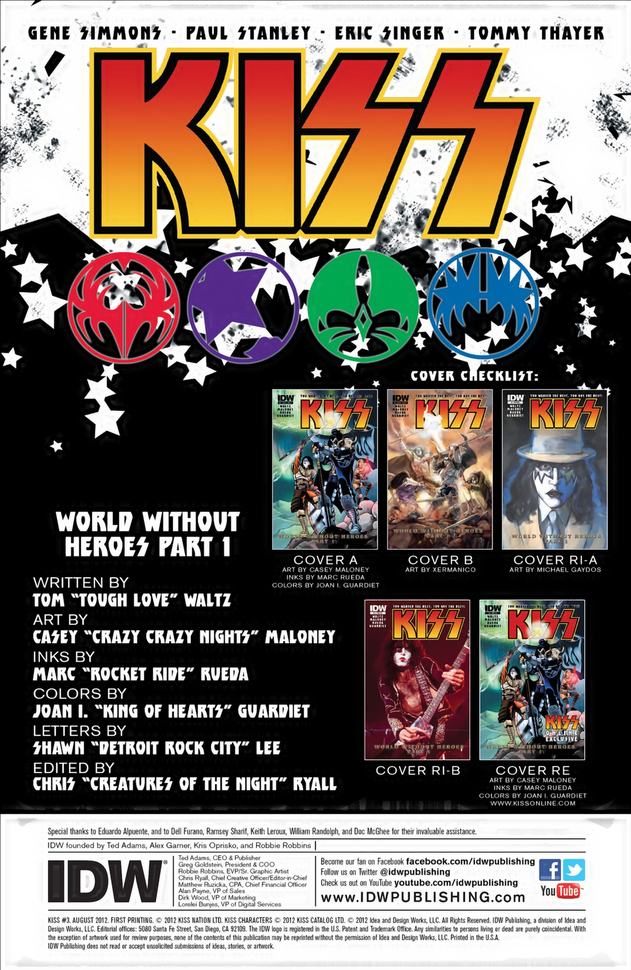 Read online KISS (2012) comic -  Issue #3 - 3
