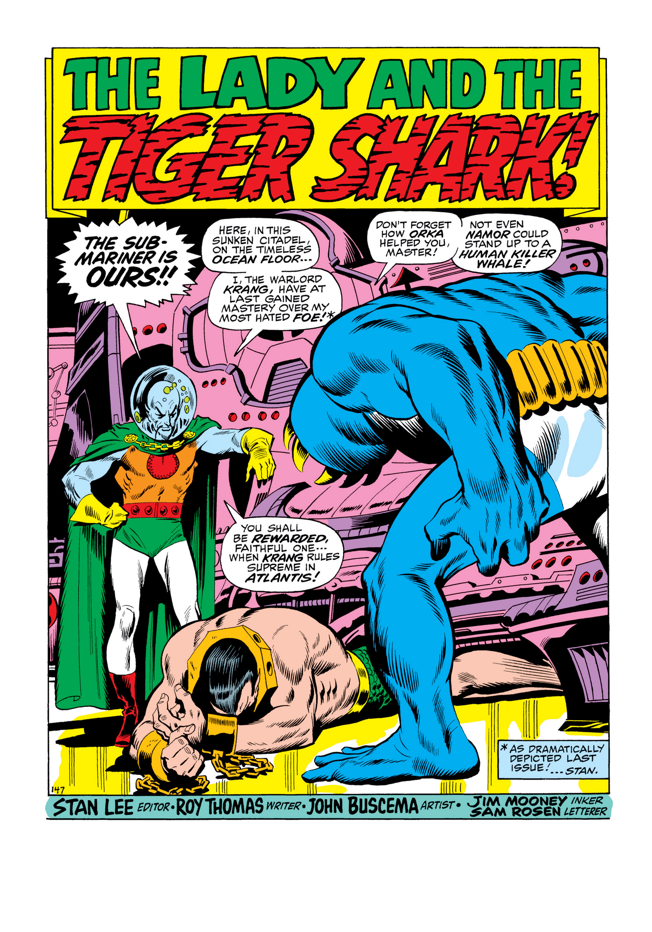 Read online Marvel Masterworks: The Sub-Mariner comic -  Issue # TPB 4 (Part 3) - 20