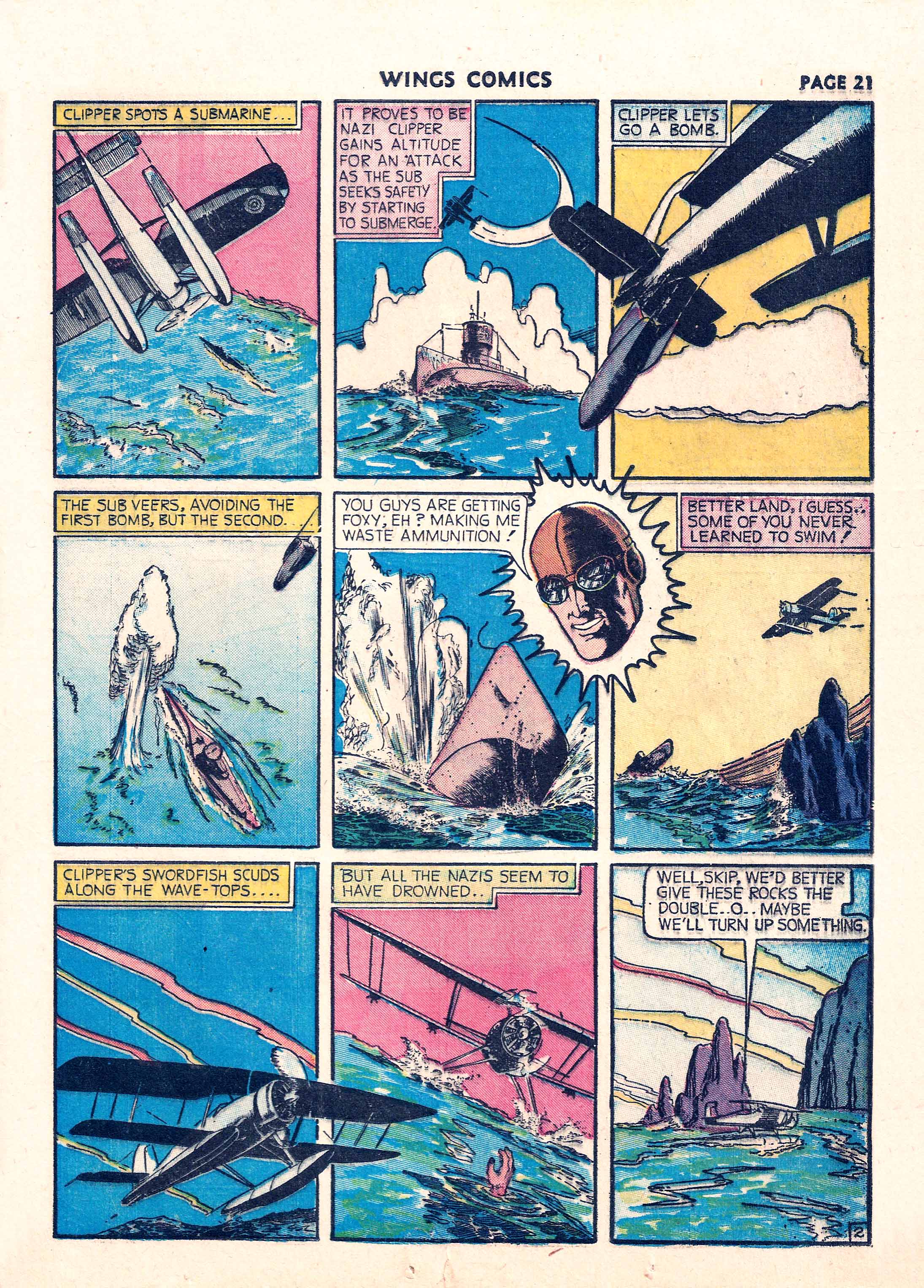 Read online Wings Comics comic -  Issue #9 - 23