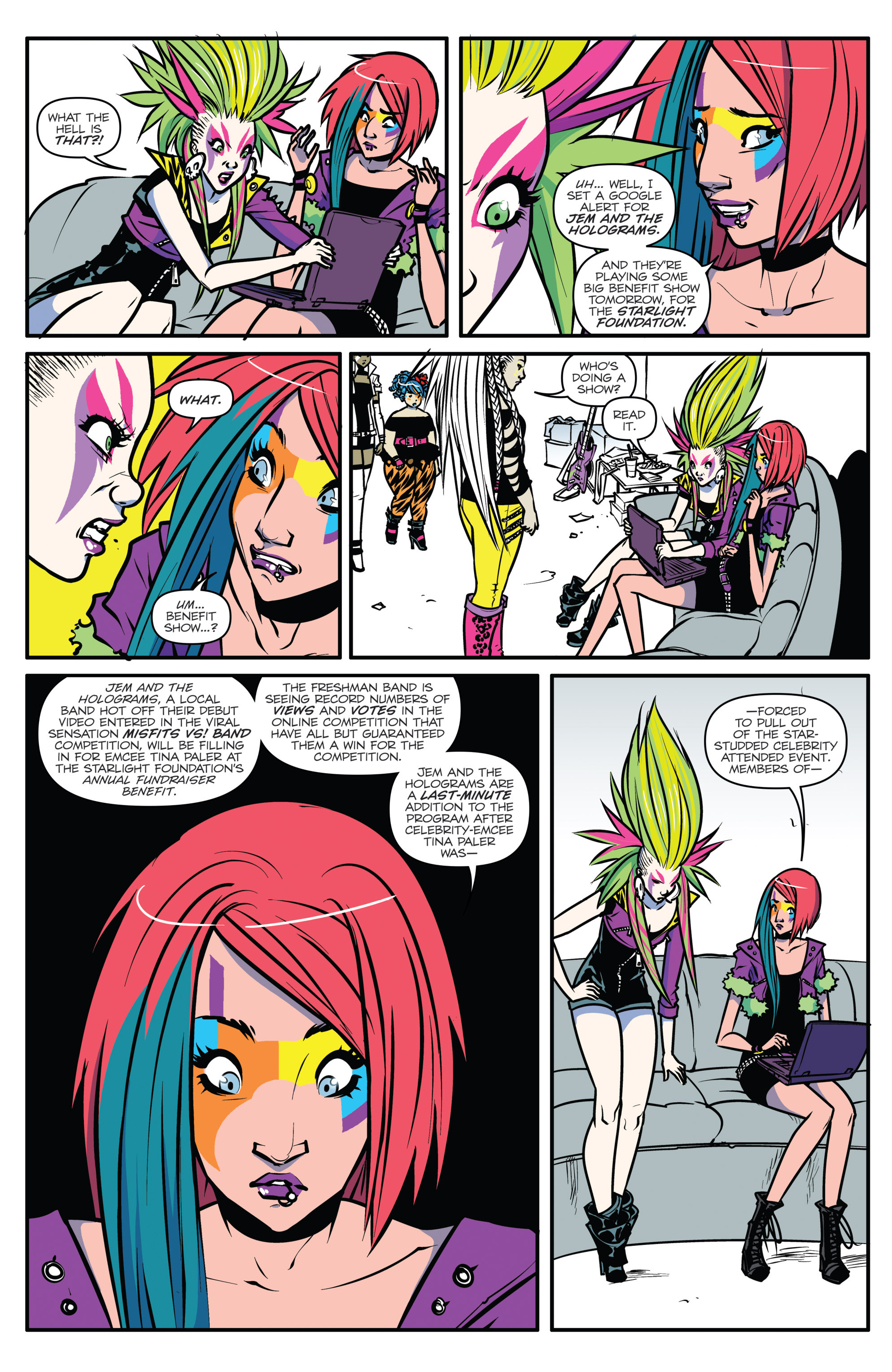 Read online Jem and The Holograms comic -  Issue #3 - 16