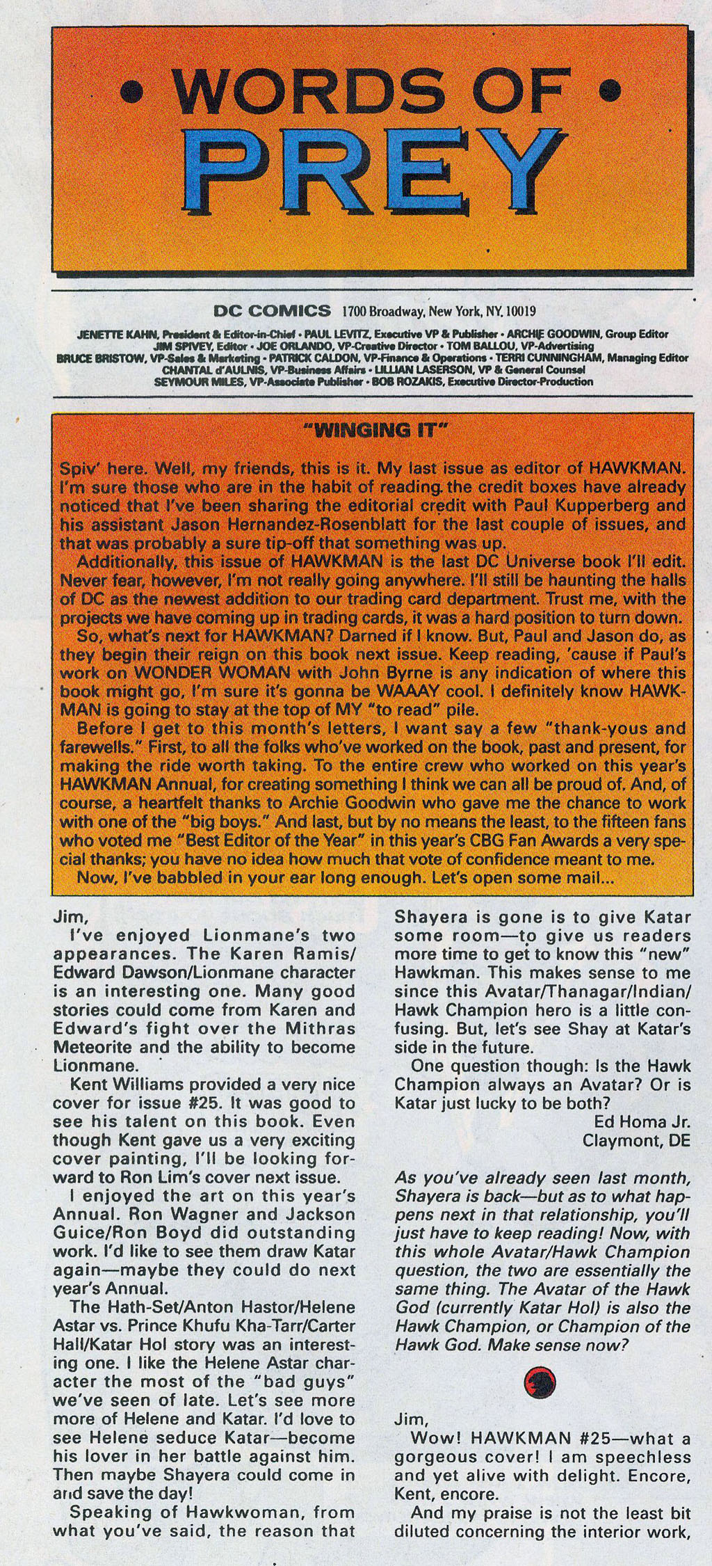 Read online Hawkman (1993) comic -  Issue #28 - 25