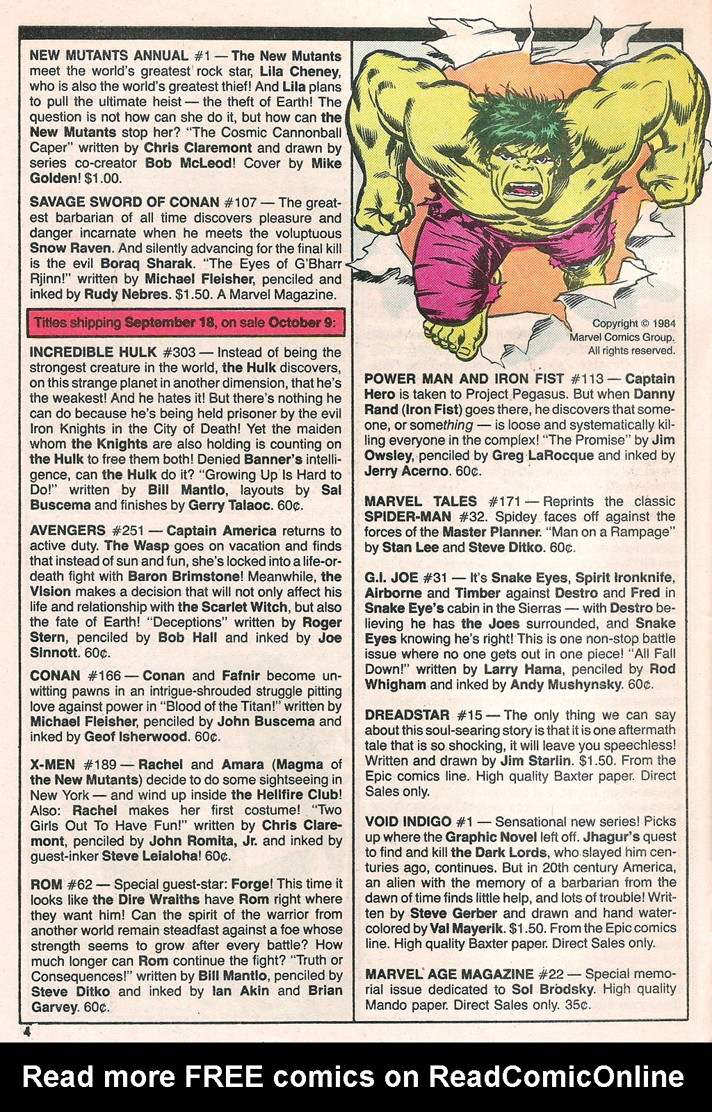 Read online Marvel Age comic -  Issue #21 - 6