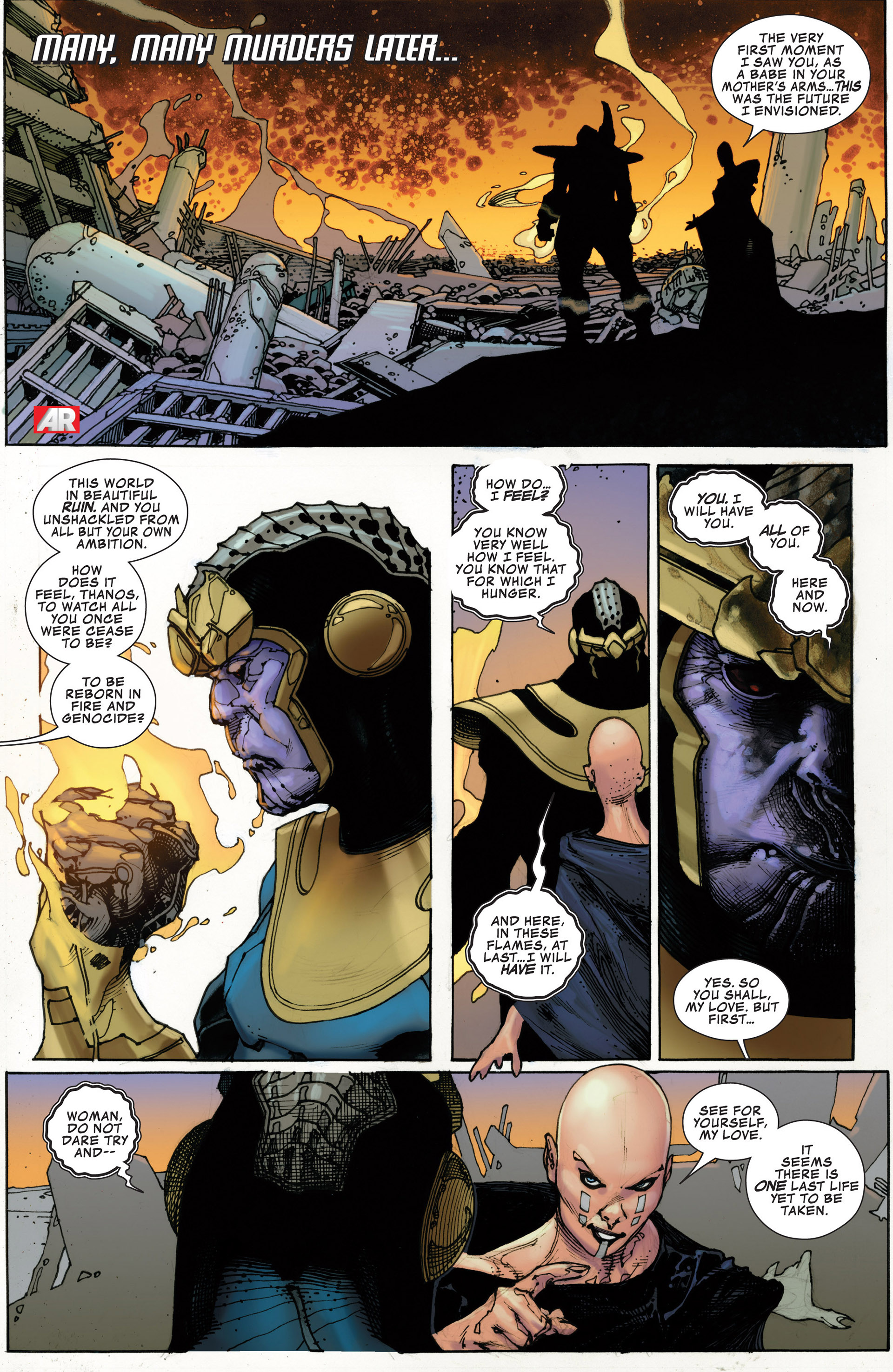 Read online Thanos Rising comic -  Issue #5 - 9