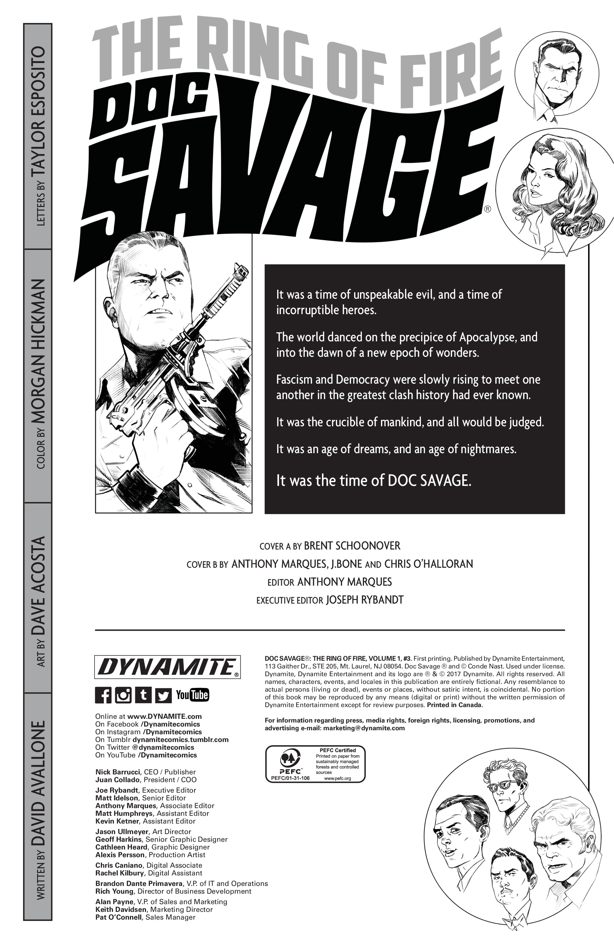 Read online Doc Savage: Ring Of Fire comic -  Issue #3 - 3