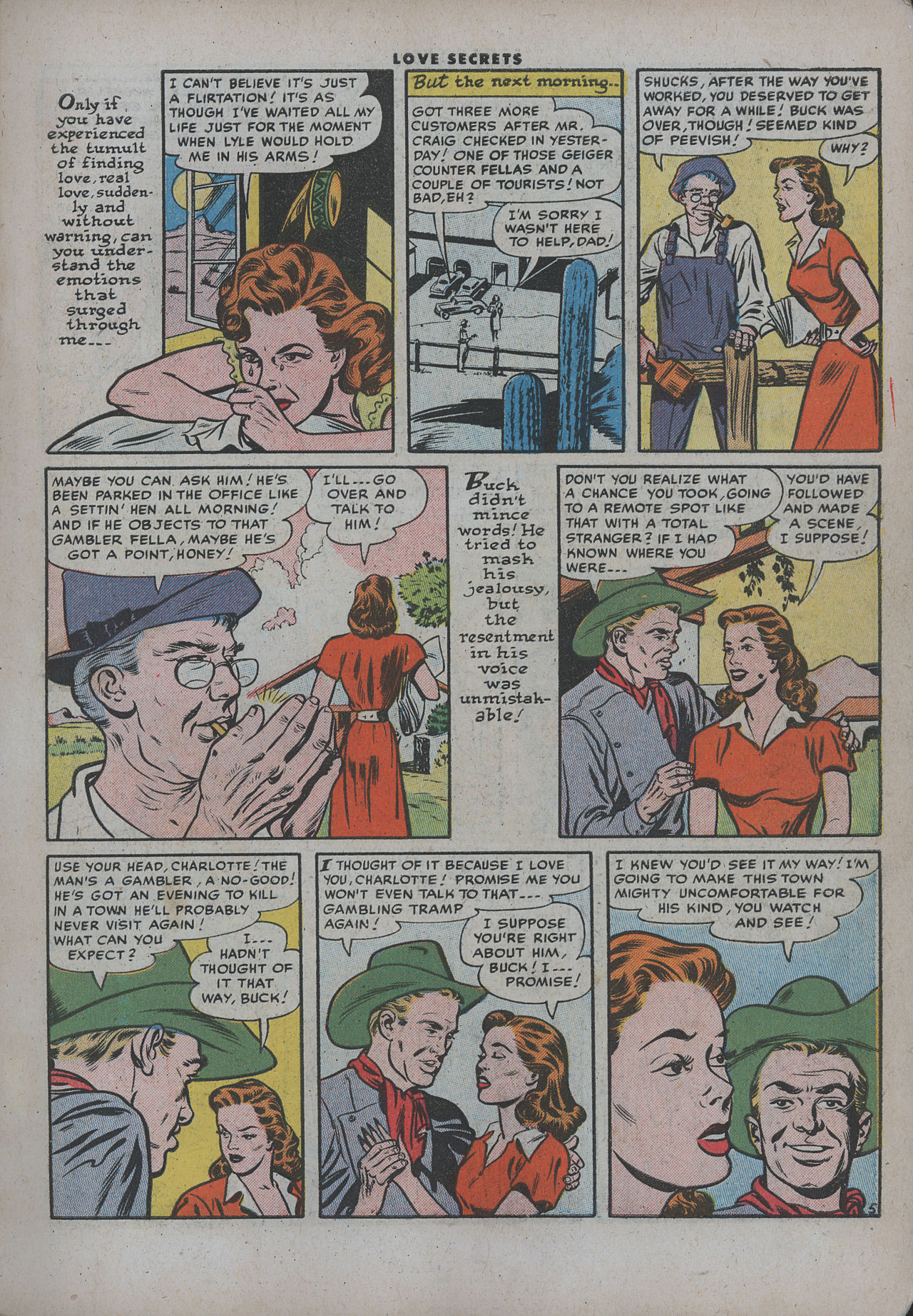 Read online Love Secrets (1953) comic -  Issue #48 - 7