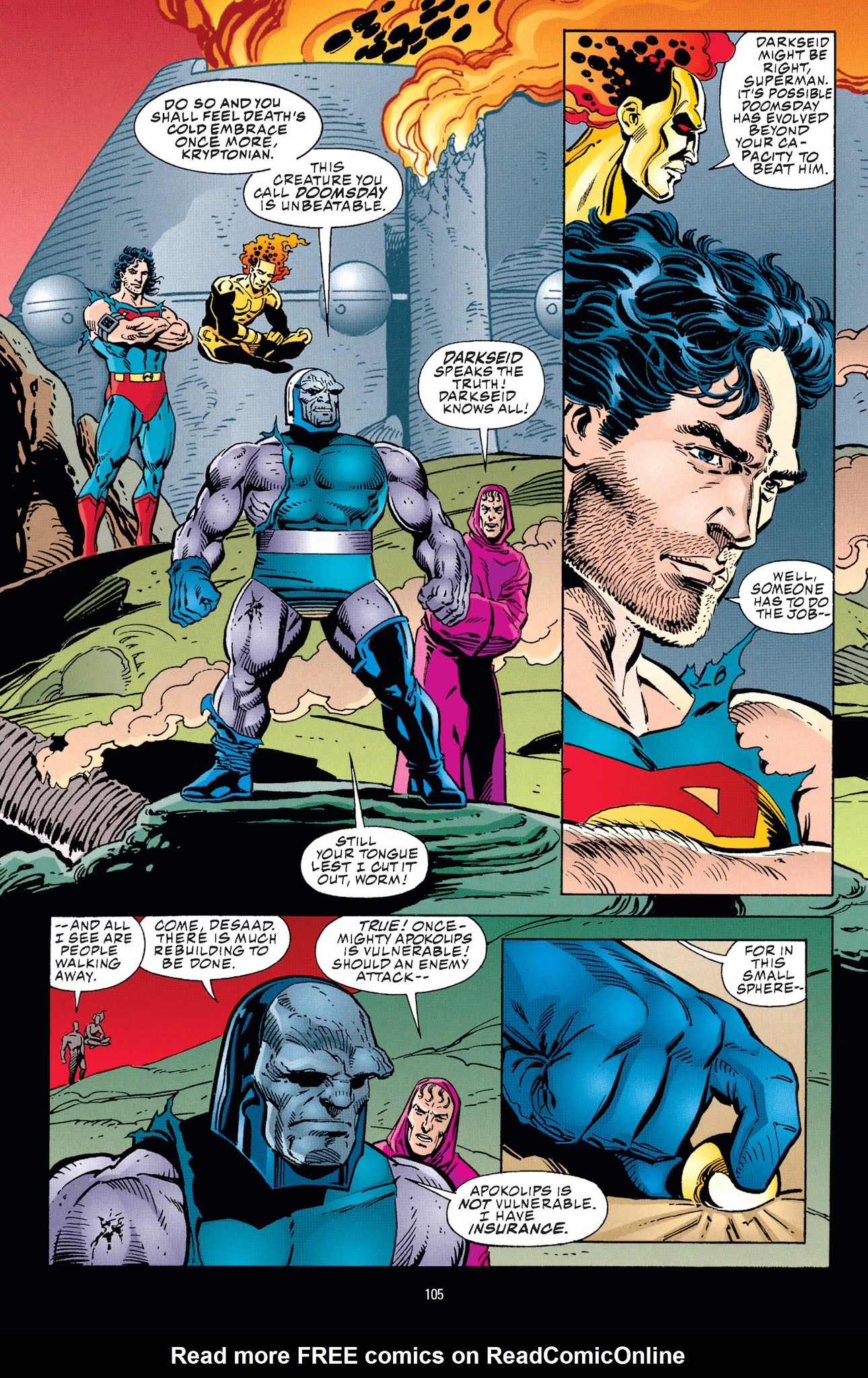 Read online Superman: Doomsday comic -  Issue # TPB - 96