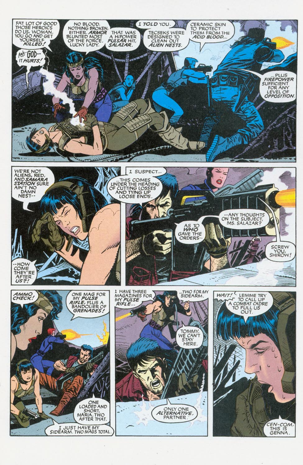 Read online Aliens/Predator: The Deadliest of the Species comic -  Issue #8 - 10