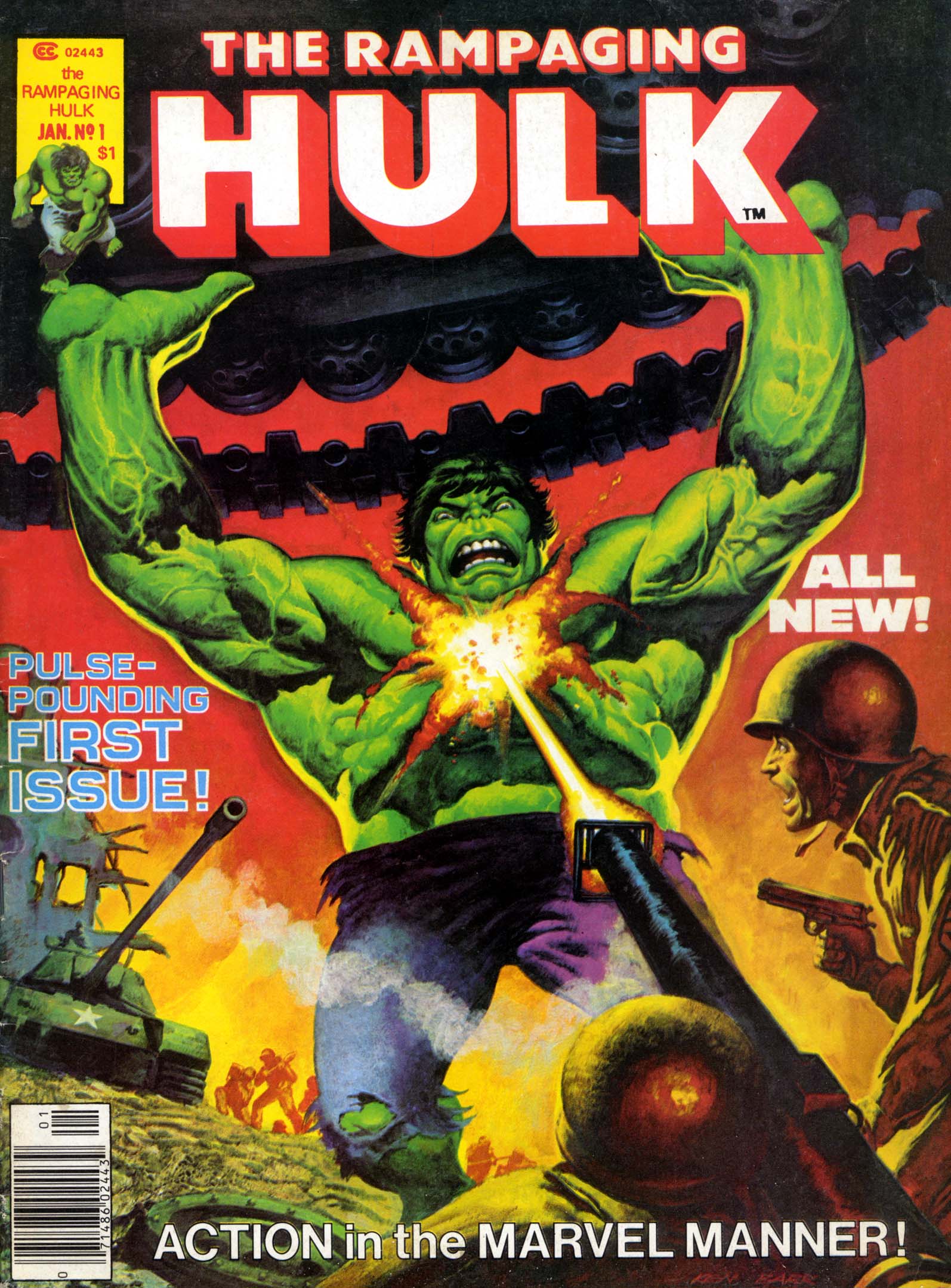 Read online The Rampaging Hulk comic -  Issue #1 - 1