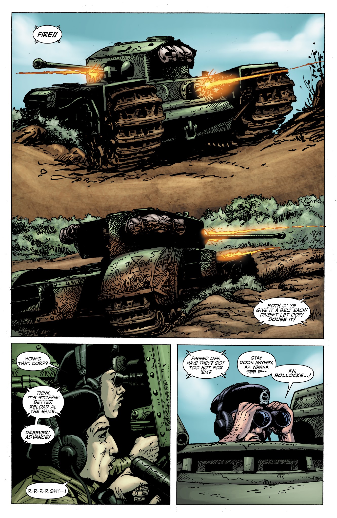 Read online Battlefields: The Tankies comic -  Issue # TPB - 42