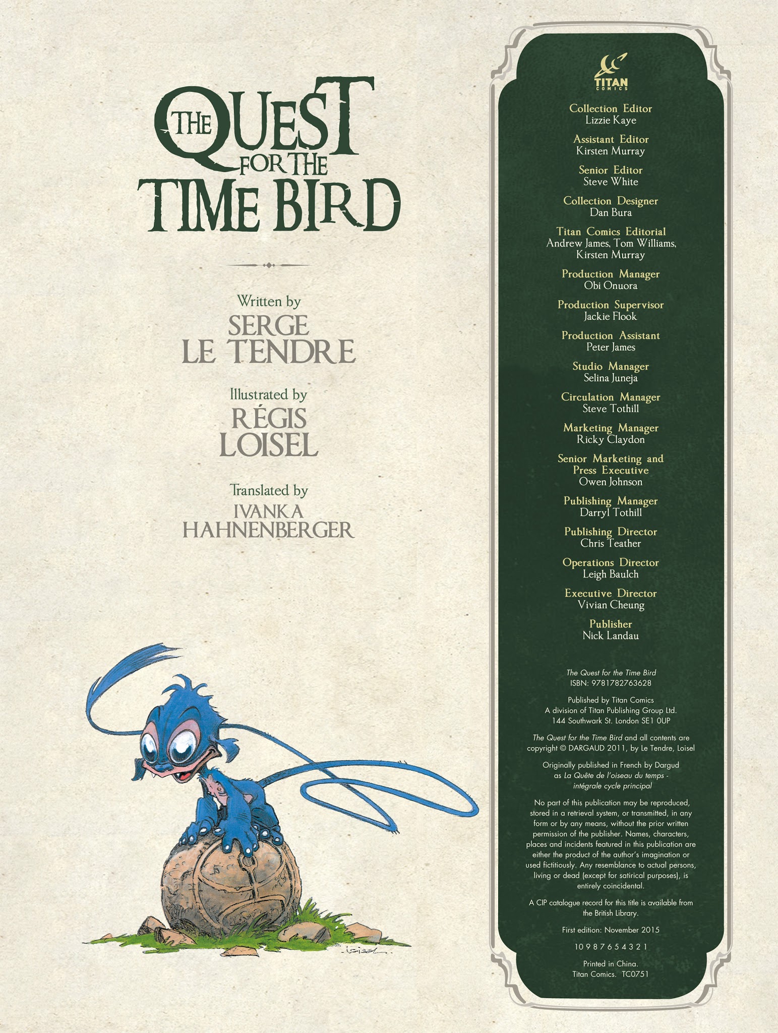 Read online The Quest for the Time Bird comic -  Issue # TPB - 3