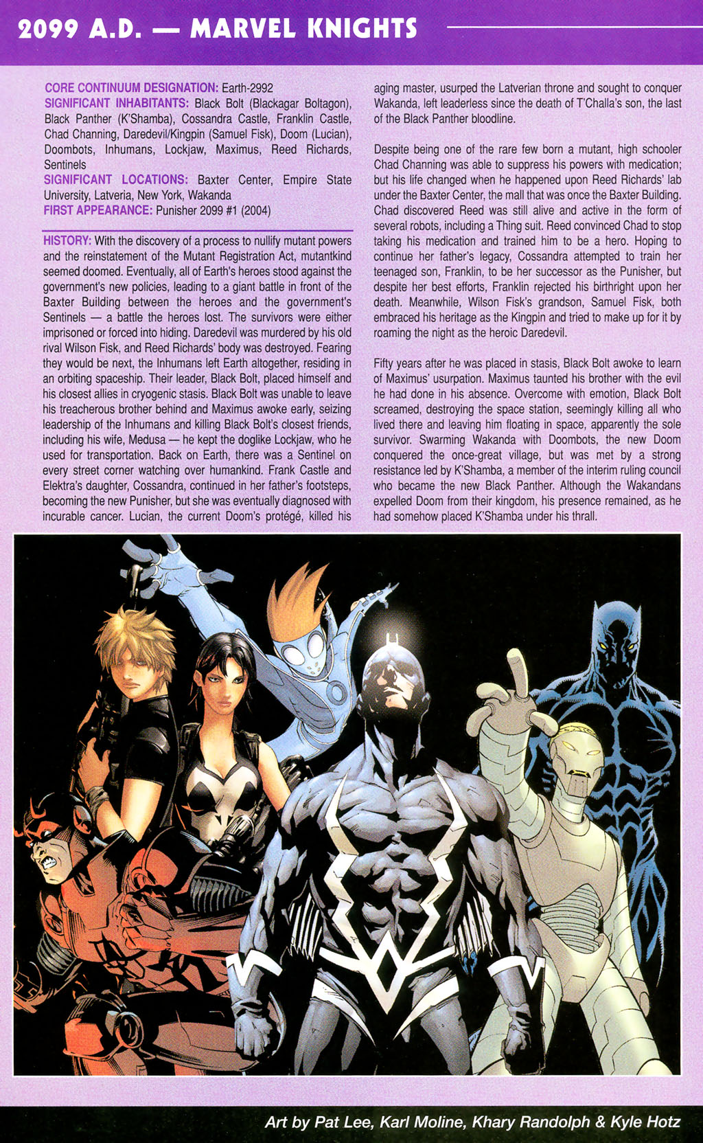 Official Handbook of the Marvel Universe: Alternate Universes 2005 Full #1 - English 8
