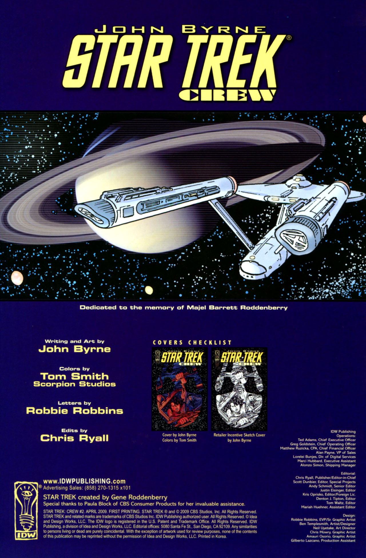 Read online Star Trek: Crew comic -  Issue #2 - 2