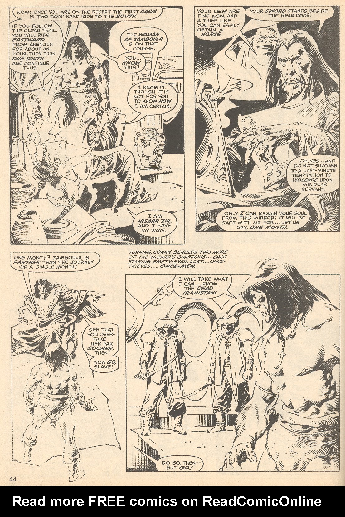 Read online The Savage Sword Of Conan comic -  Issue #53 - 44