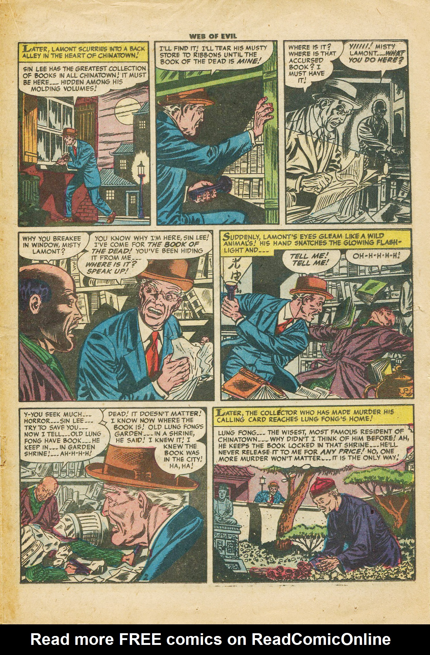 Read online Web of Evil comic -  Issue #17 - 19