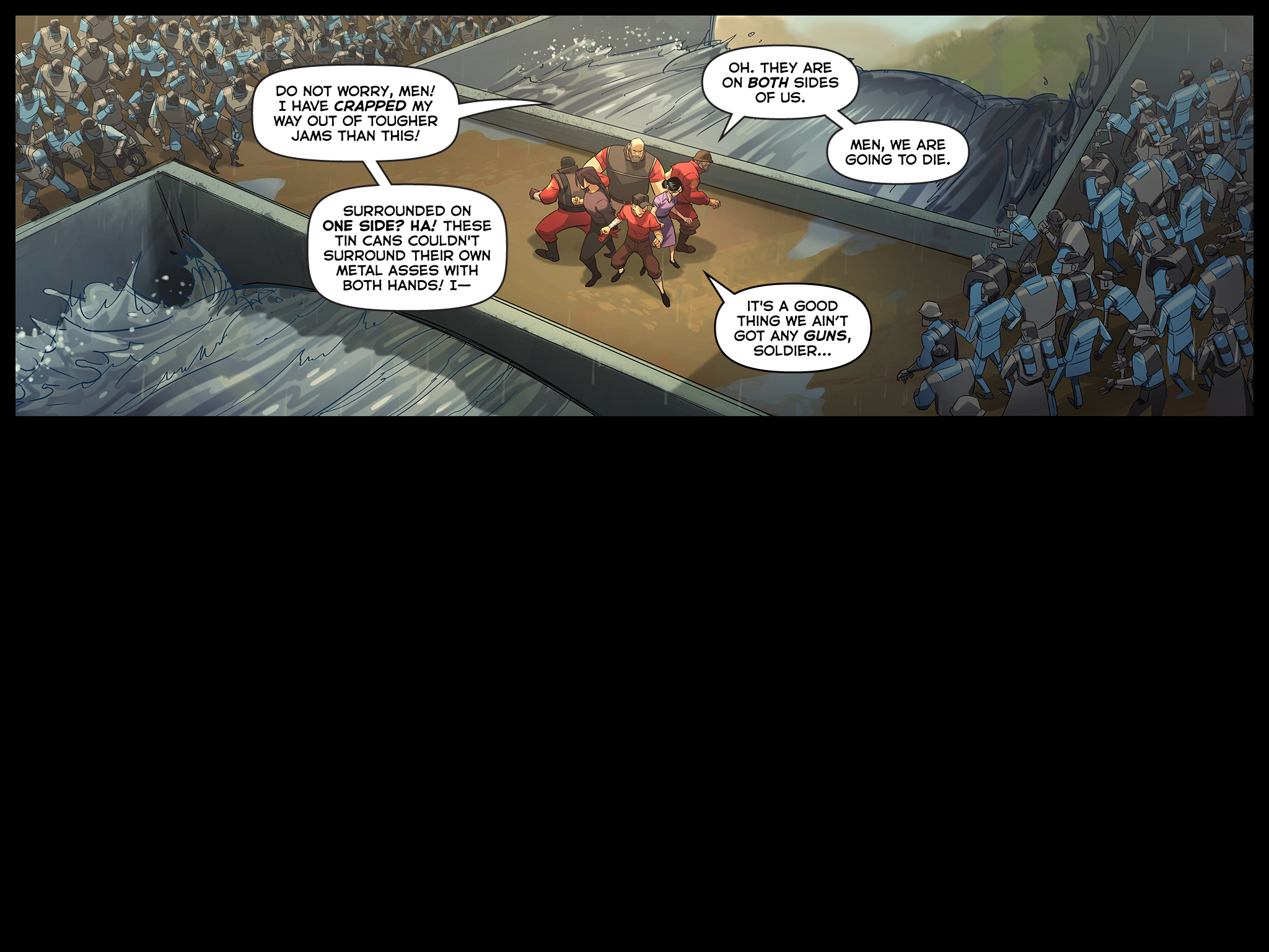 Read online Team Fortress 2 comic -  Issue #6 - 47