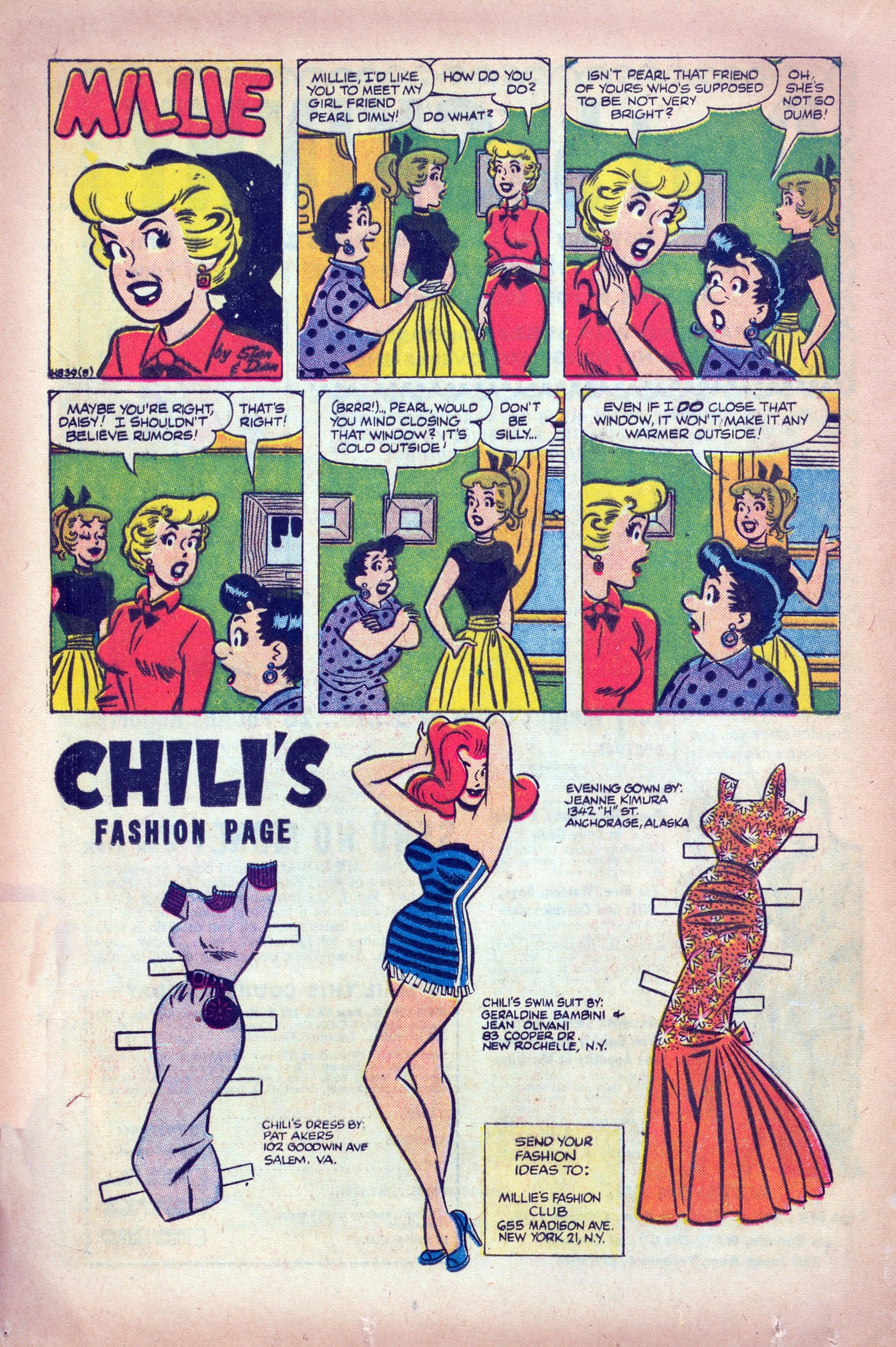 Read online Millie the Model comic -  Issue #68 - 16