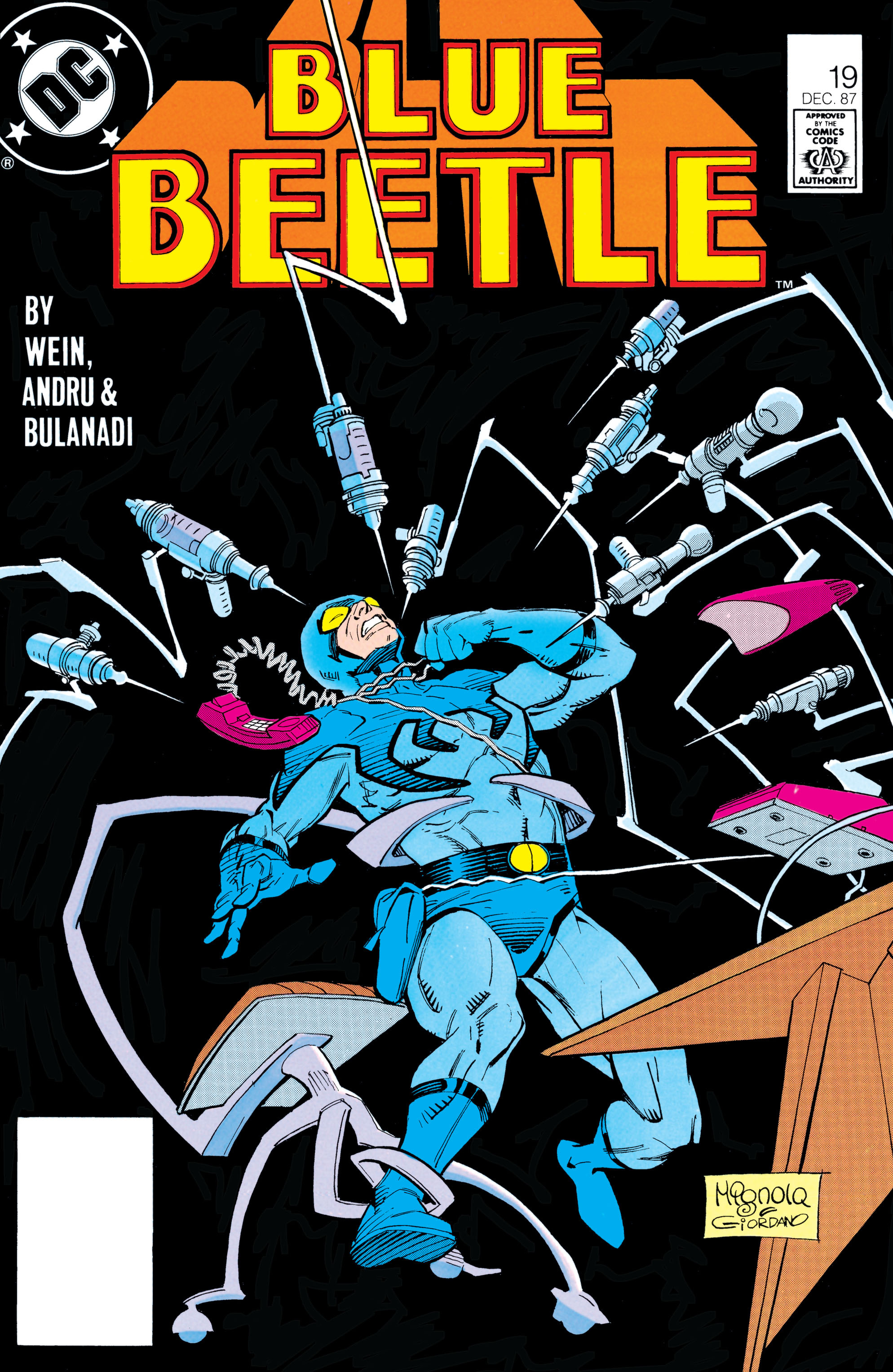 Read online Blue Beetle (1986) comic -  Issue #19 - 1