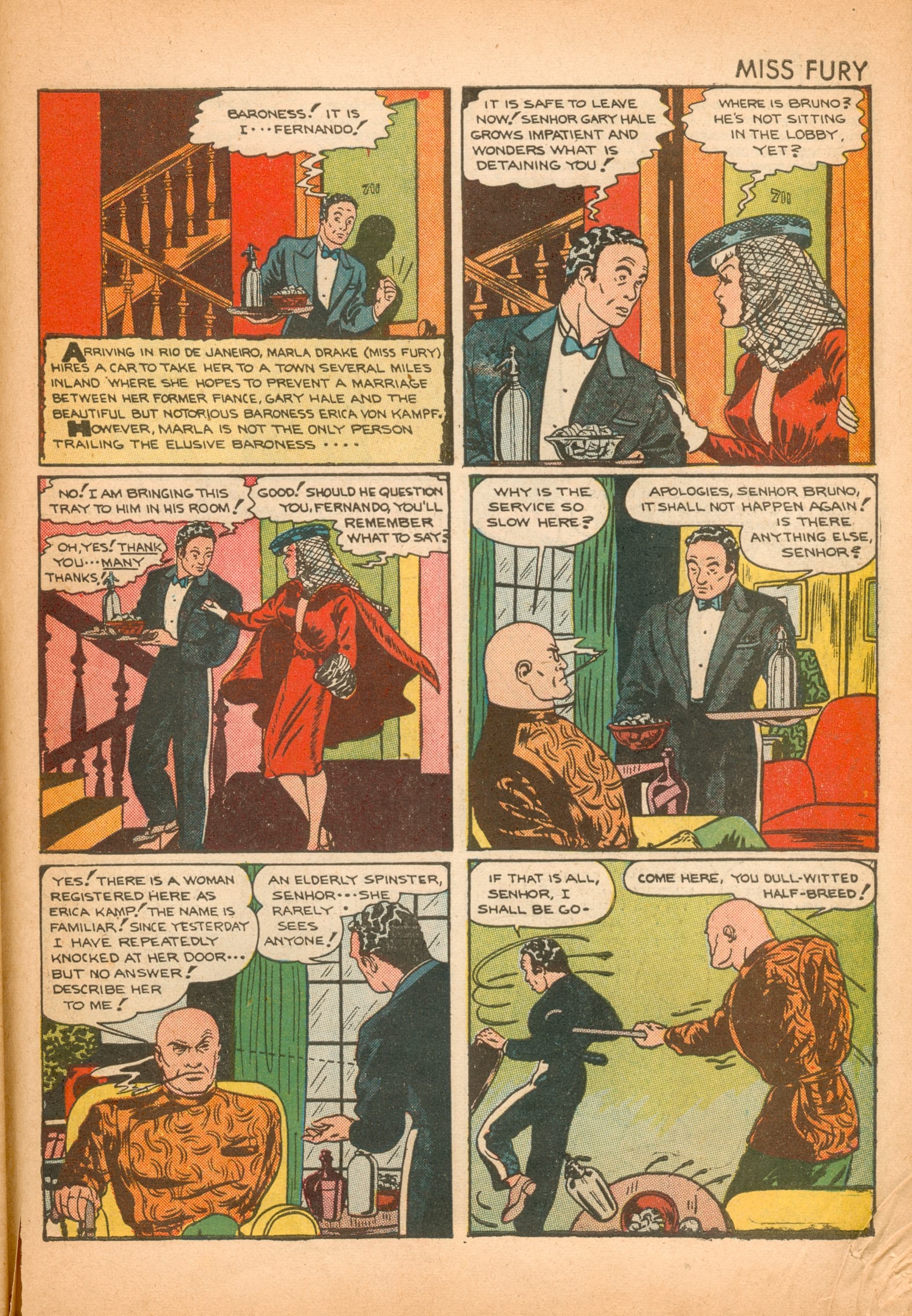 Read online Miss Fury (1942) comic -  Issue #2 - 44