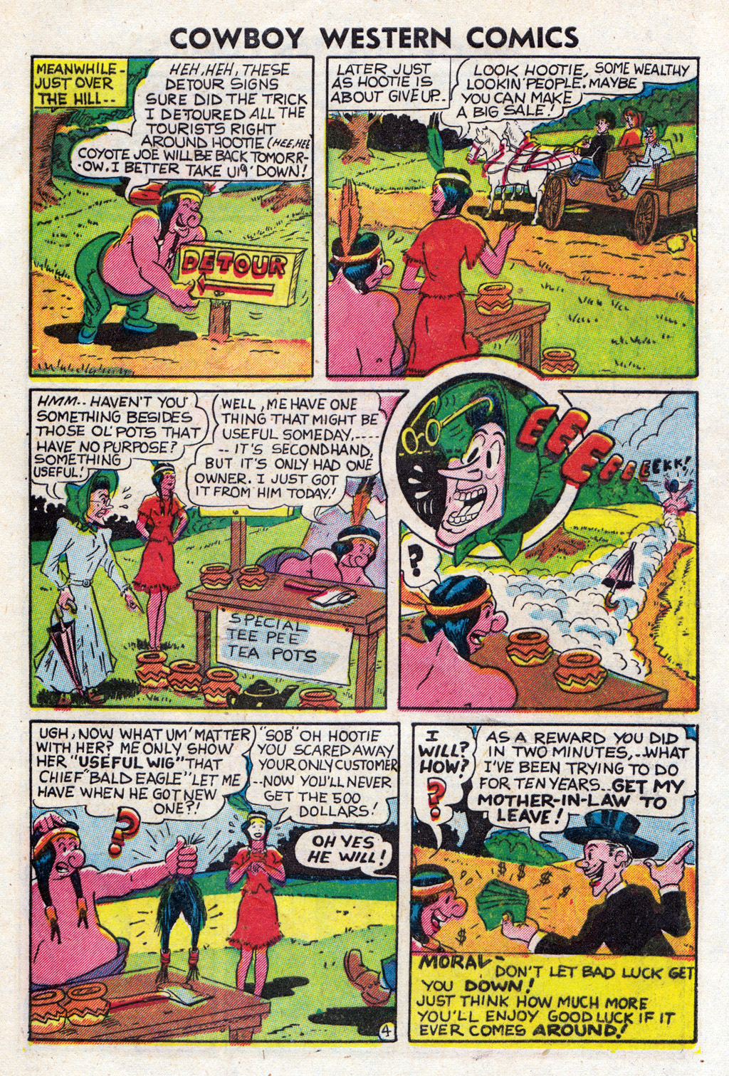 Read online Cowboy Western Comics (1948) comic -  Issue #37 - 29