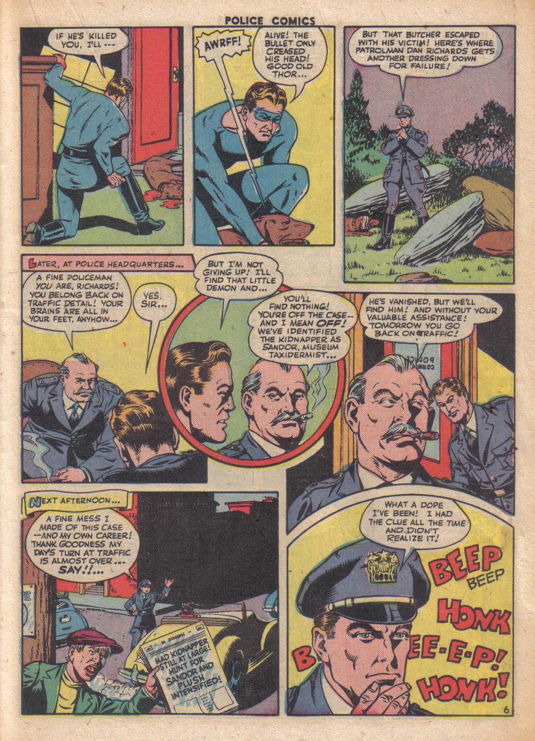 Read online Police Comics comic -  Issue #35 - 36