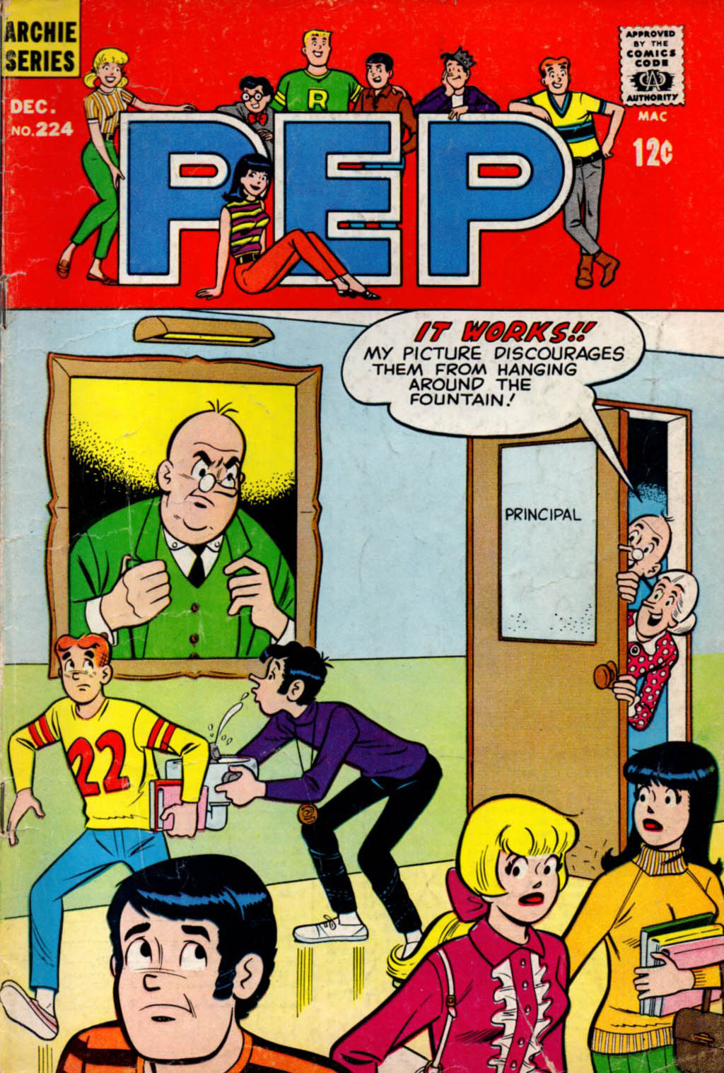 Read online Pep Comics comic -  Issue #224 - 1