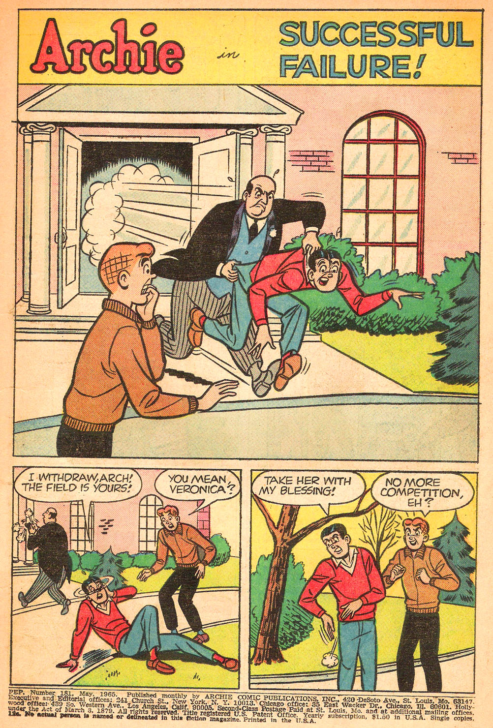 Read online Pep Comics comic -  Issue #181 - 3