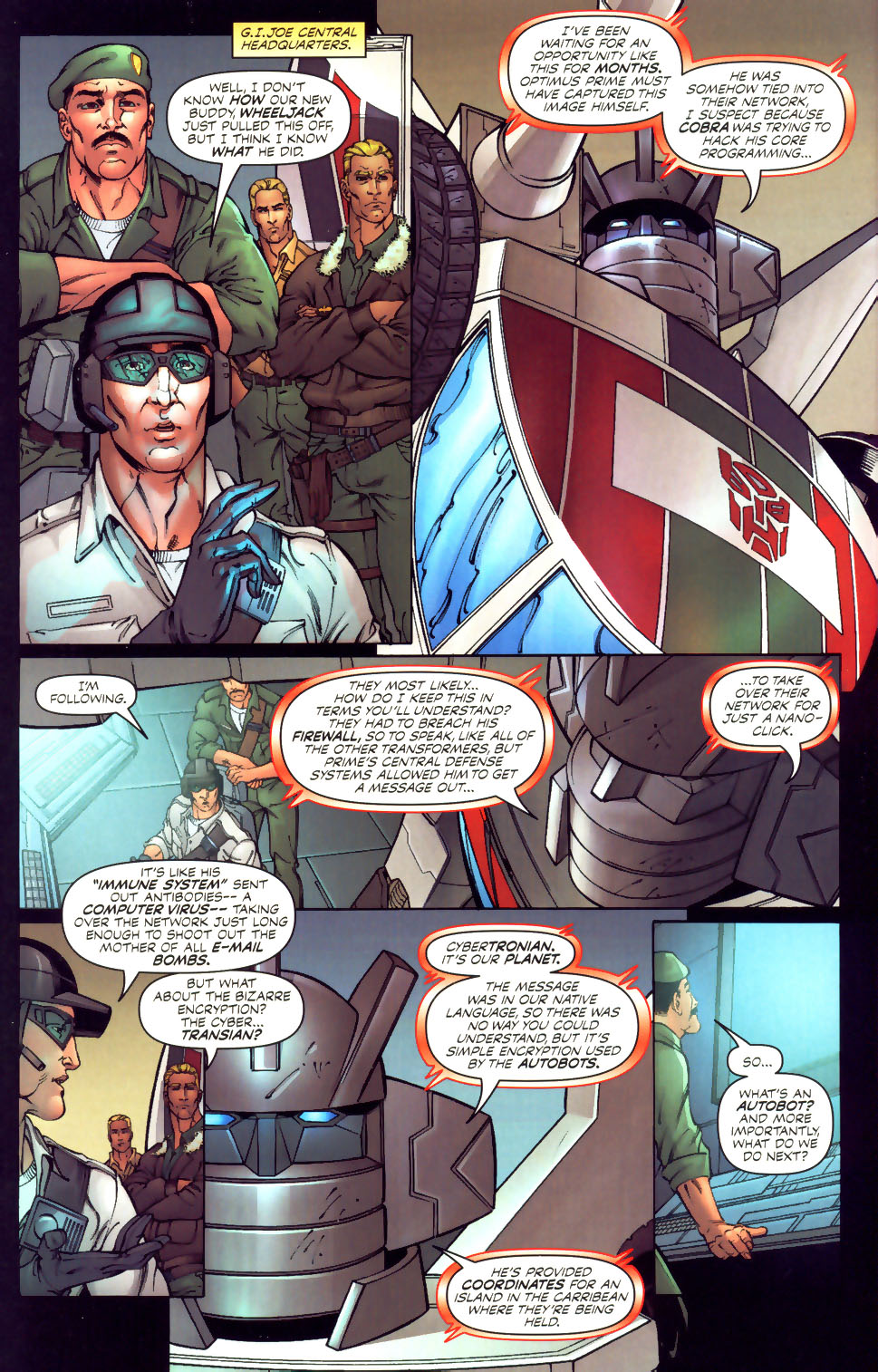 Read online G.I. Joe vs. The Transformers comic -  Issue #4 - 4