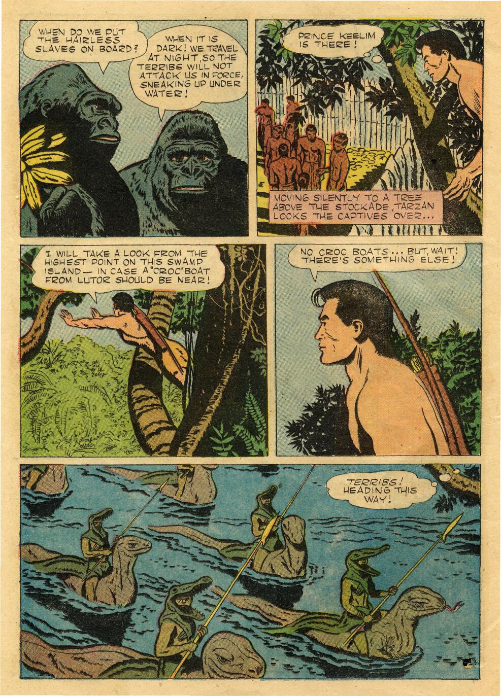 Read online Tarzan (1948) comic -  Issue #59 - 10