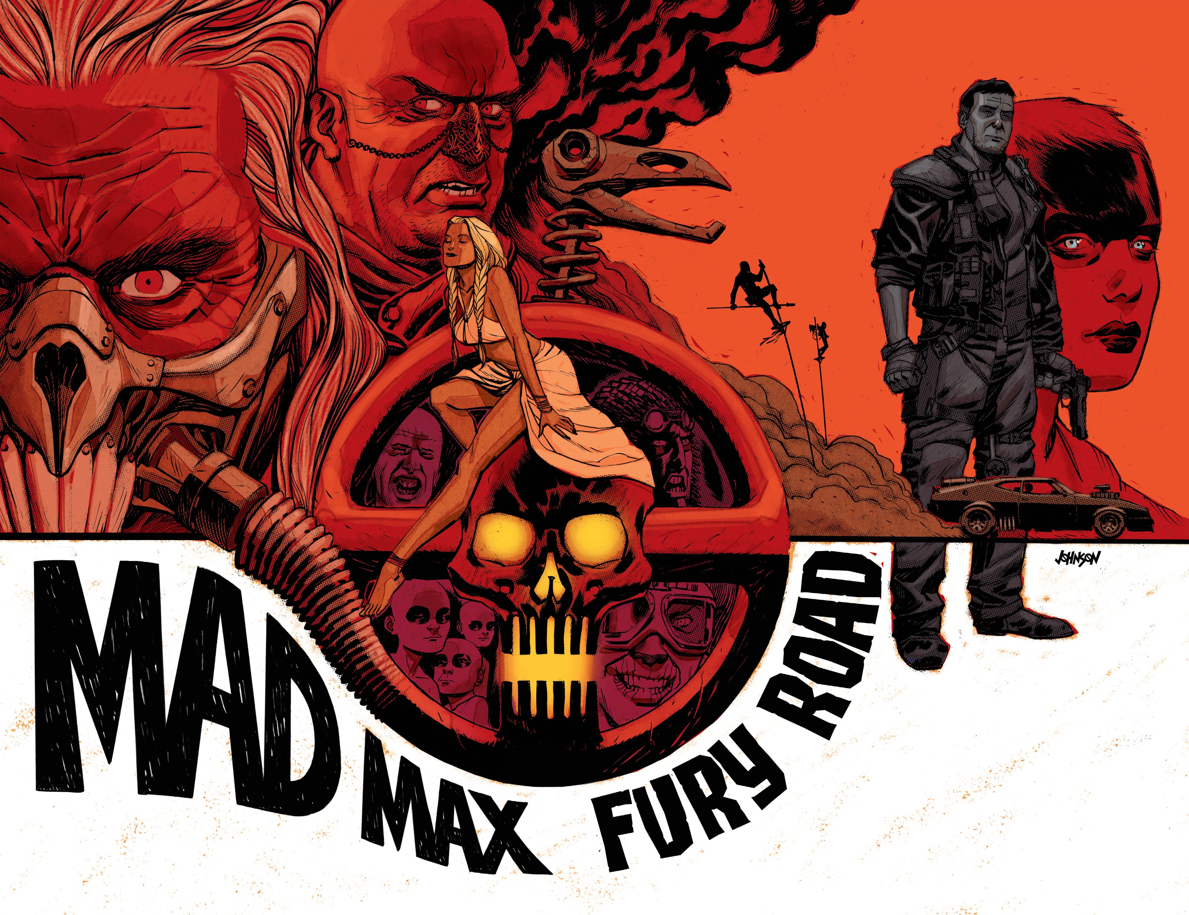 Read online Mad Max: Fury Road Inspired Artists Deluxe Edition comic -  Issue # TPB - 41