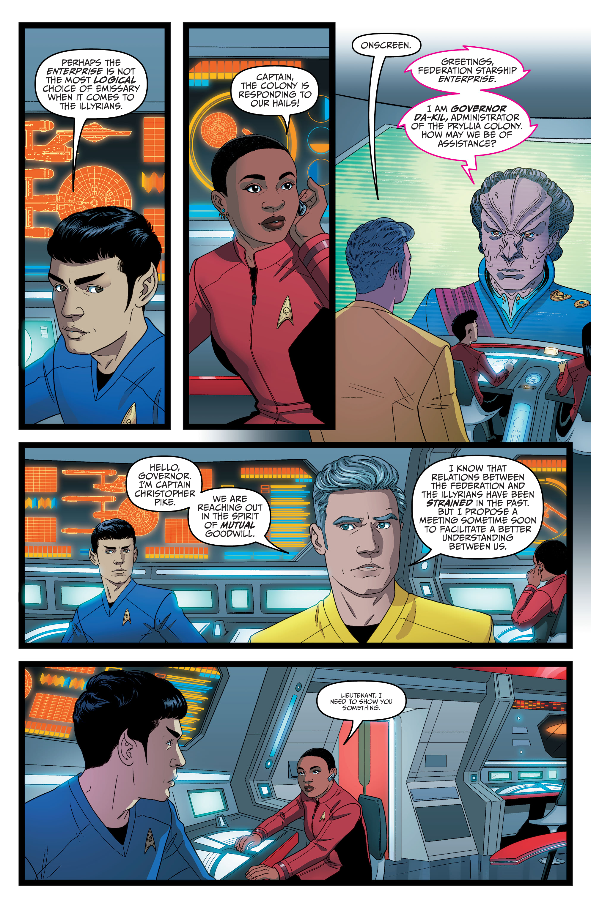 Read online Star Trek: Strange New Worlds - The Illyrian Enigma comic -  Issue #1 - 15