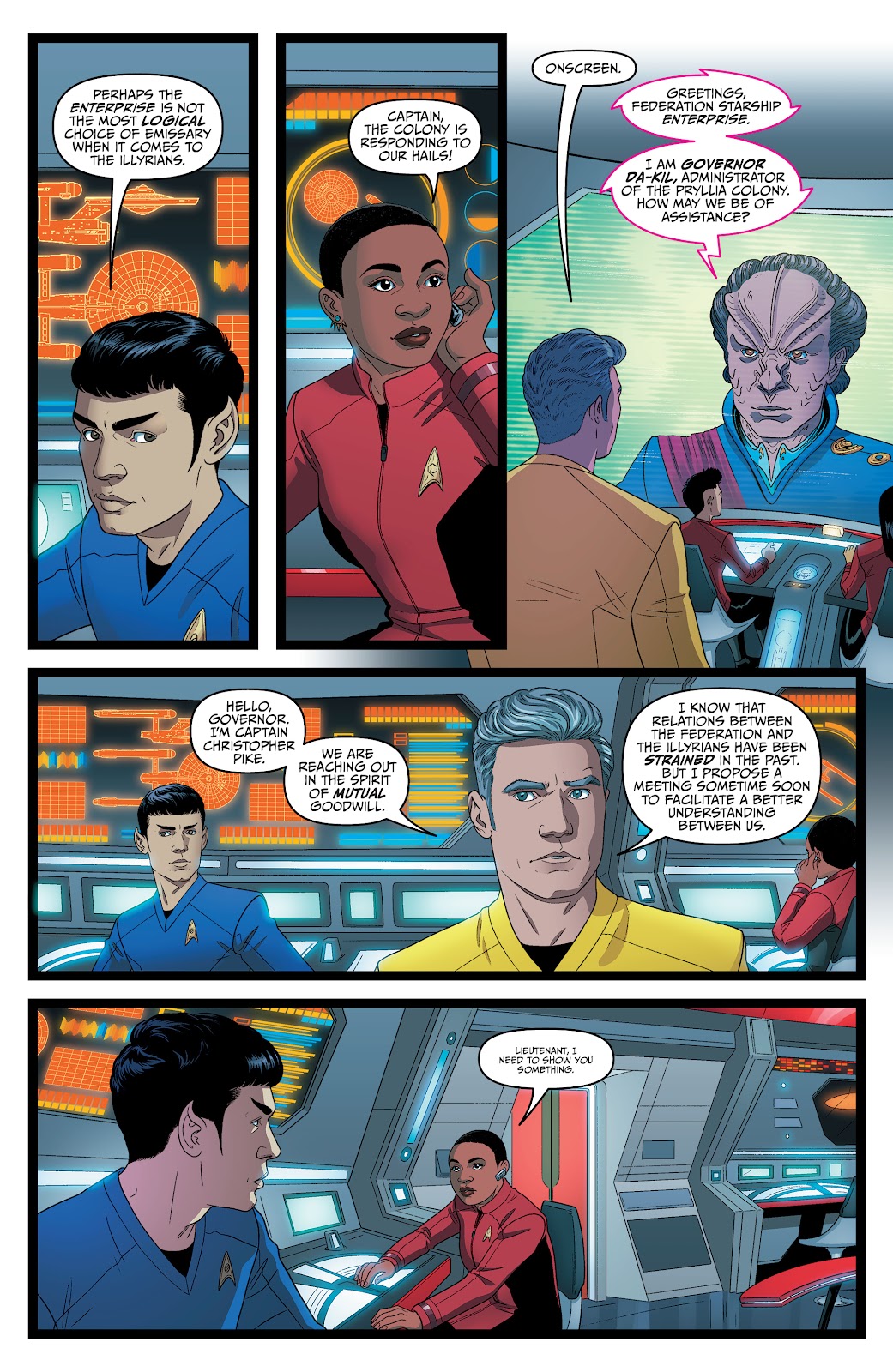 Star Trek: Strange New Worlds - The Illyrian Enigma issue 1 - Page 15