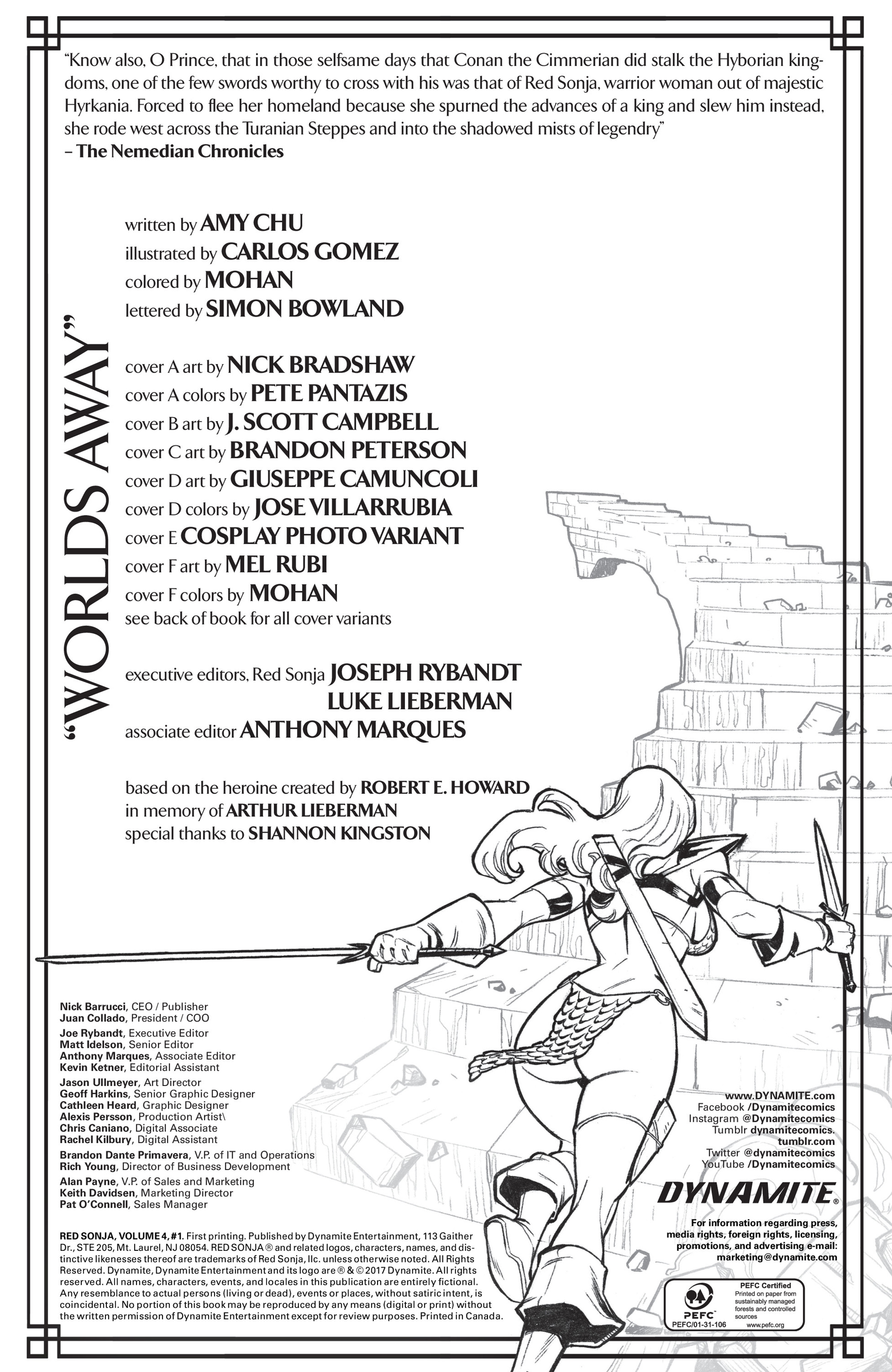 Read online Red Sonja, Volume 4 comic -  Issue #1 - 7