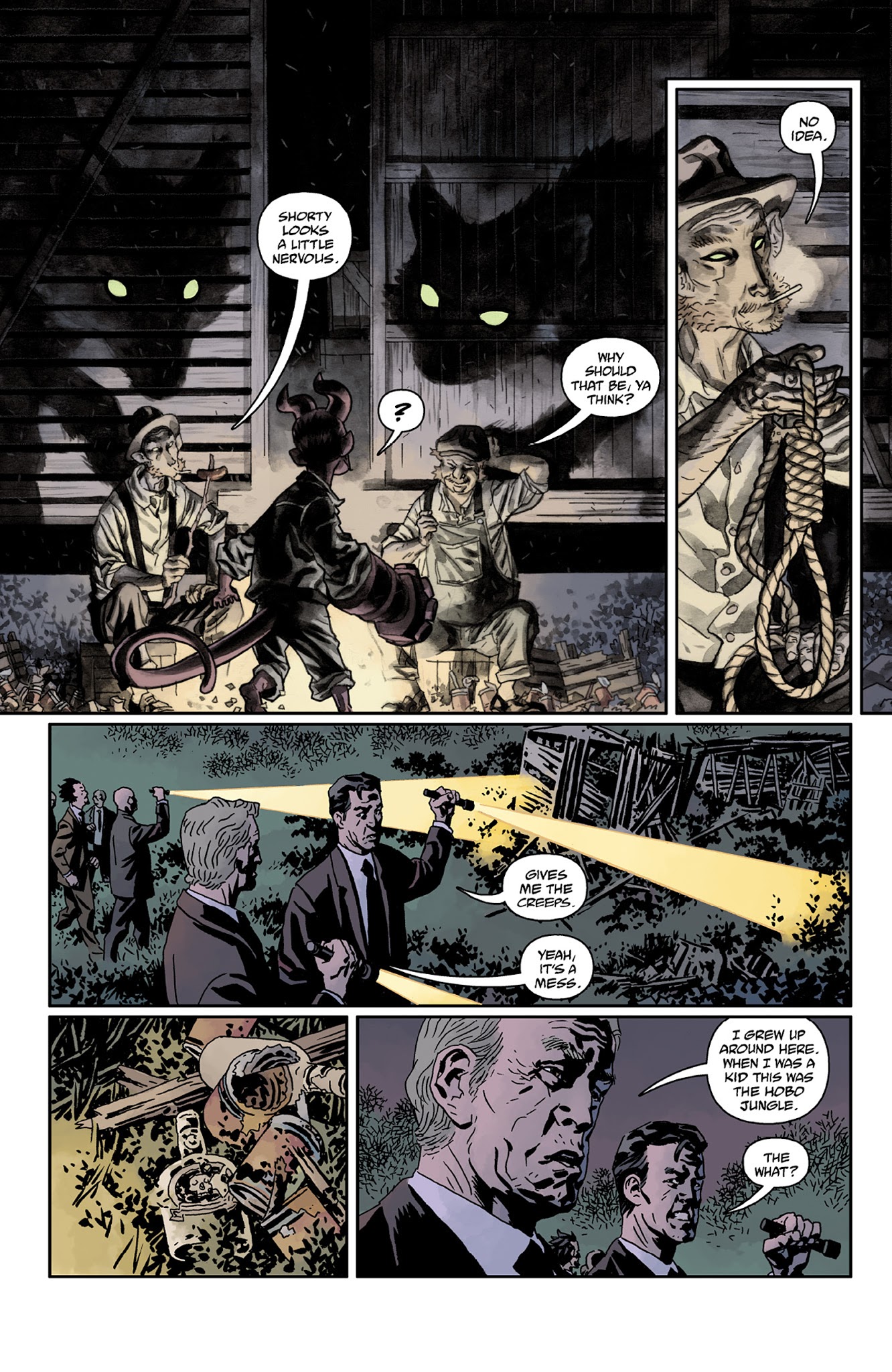 Read online Hellboy: The Midnight Circus comic -  Issue # TPB - 51