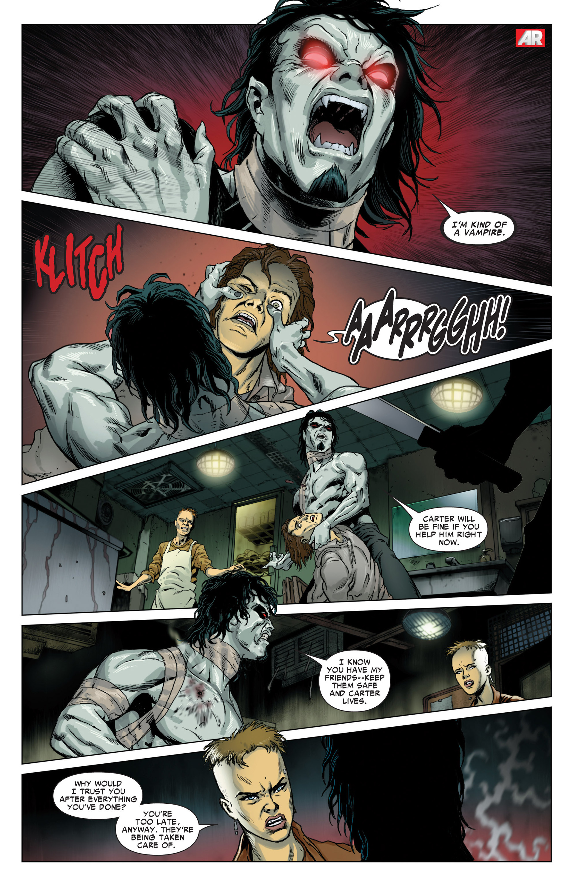Read online Morbius: The Living Vampire comic -  Issue #4 - 7