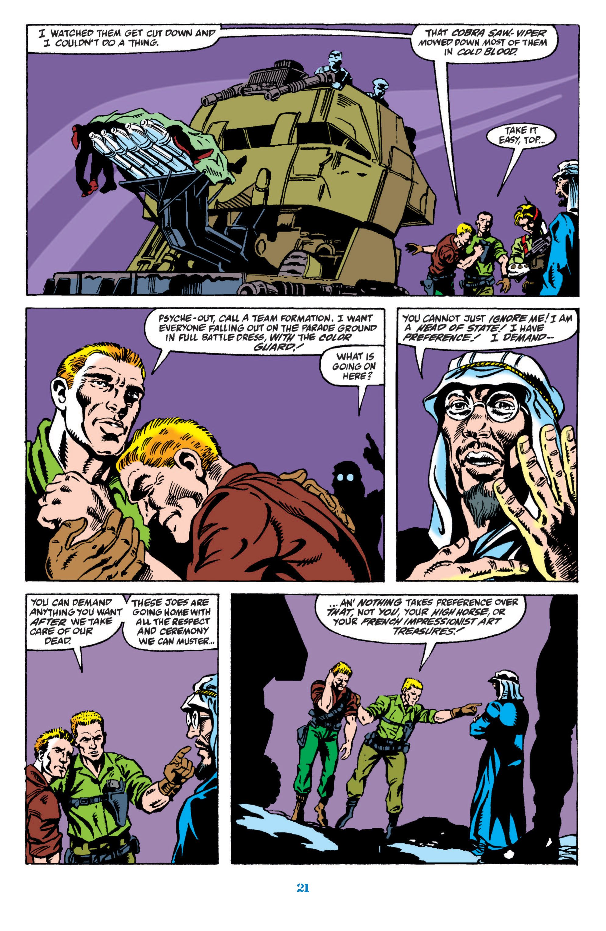 Read online Classic G.I. Joe comic -  Issue # TPB 12 (Part 1) - 22