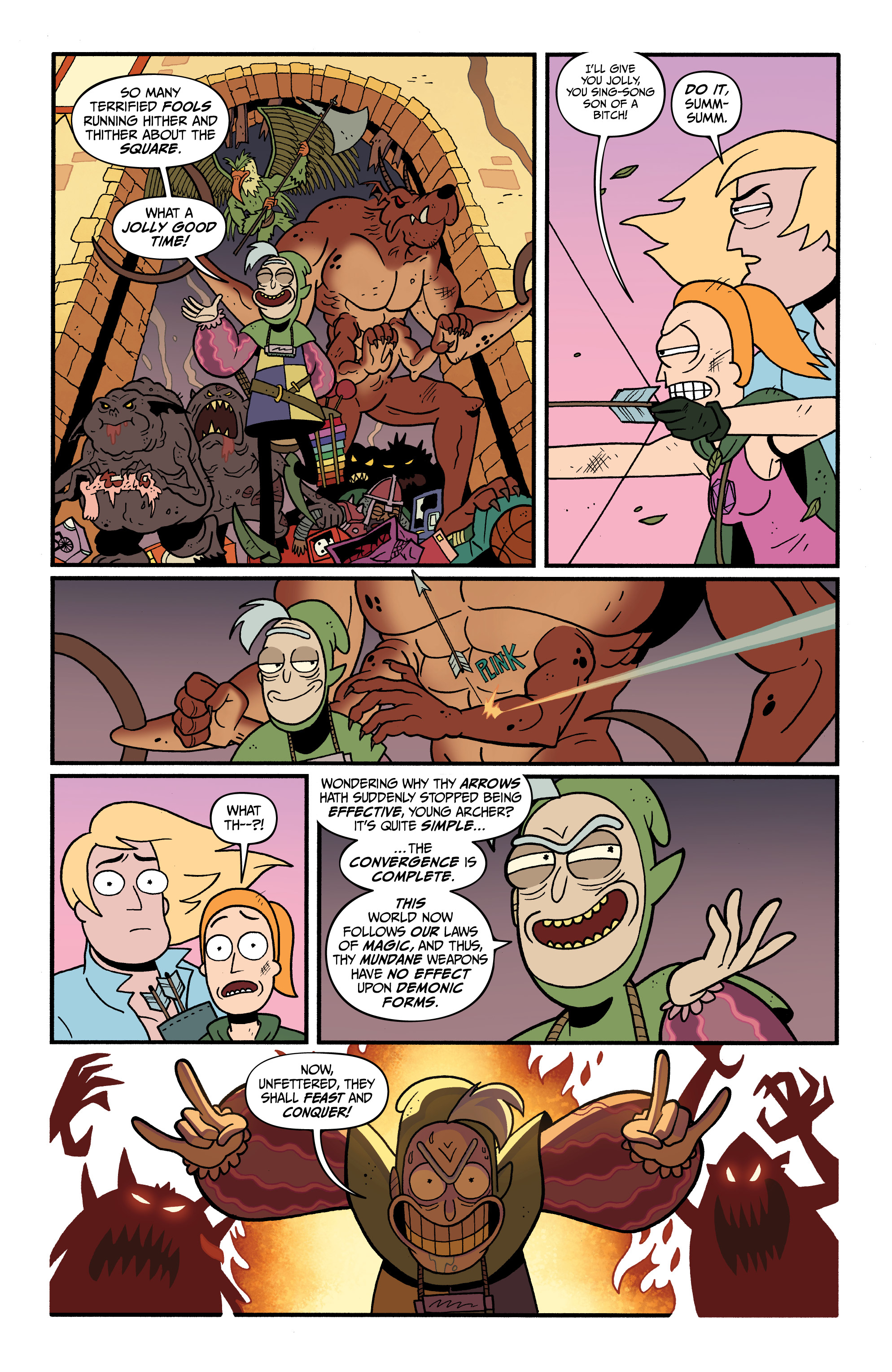 Read online Rick and Morty vs. Dungeons & Dragons II: Painscape comic -  Issue #4 - 10
