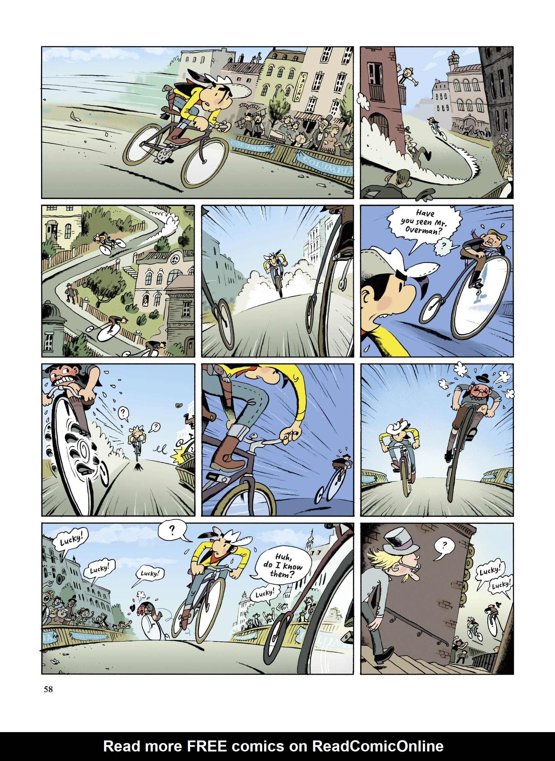 Read online Lucky Luke Saddles Up comic -  Issue # TPB - 58