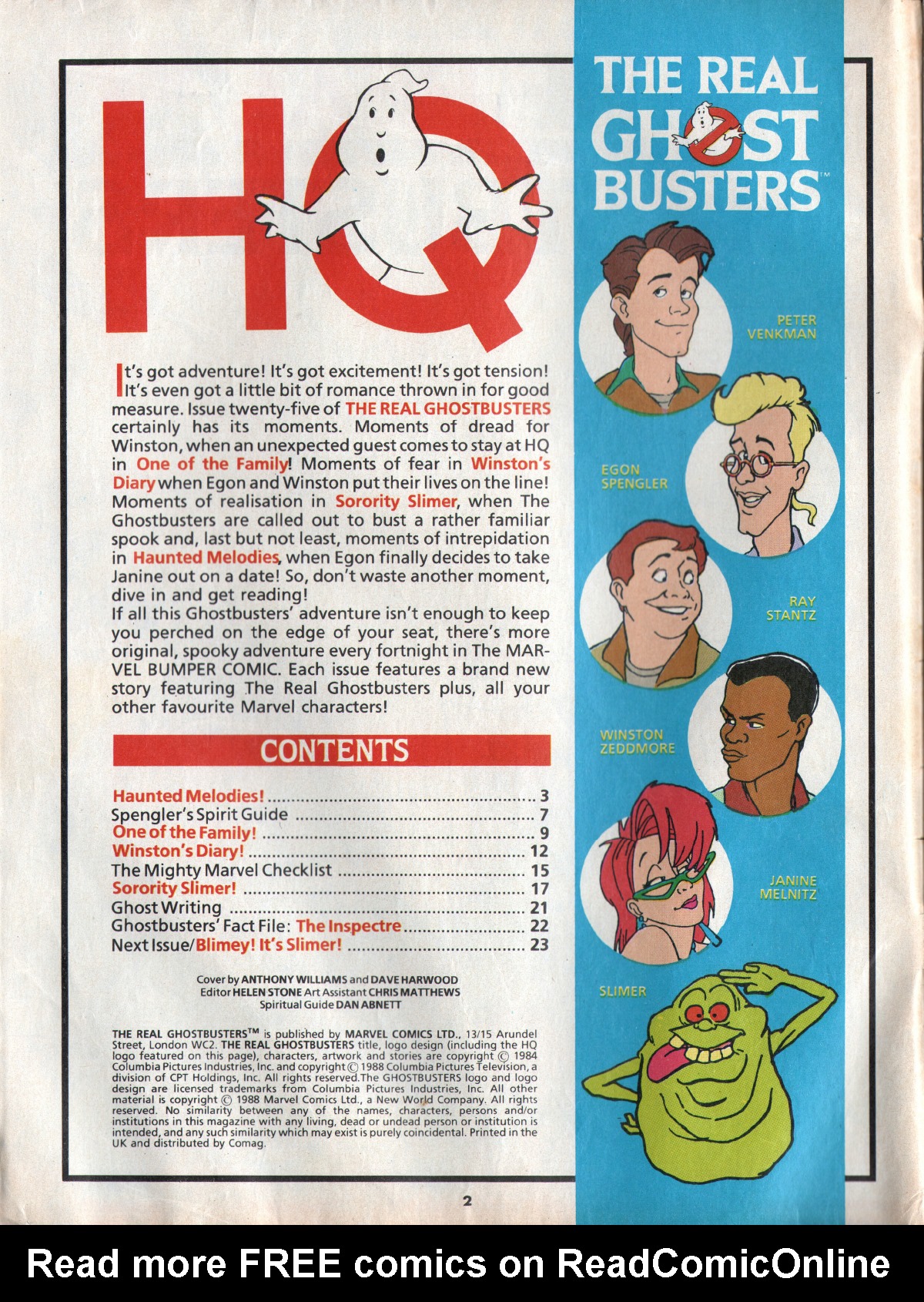 Read online The Real Ghostbusters comic -  Issue #25 - 2