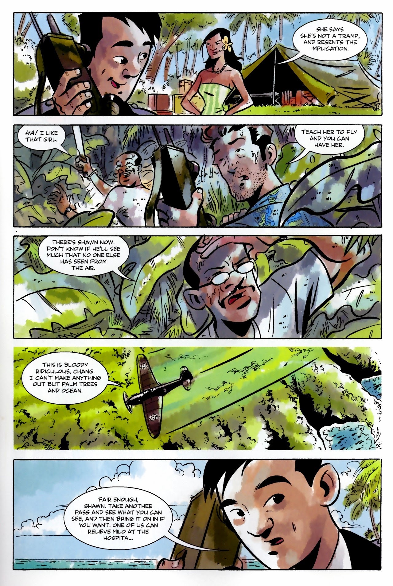 Read online Hawaiian Dick: Screaming Black Thunder comic -  Issue #3 - 6