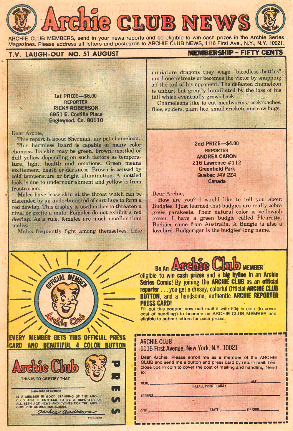 Read online Archie's TV Laugh-Out comic -  Issue #51 - 26