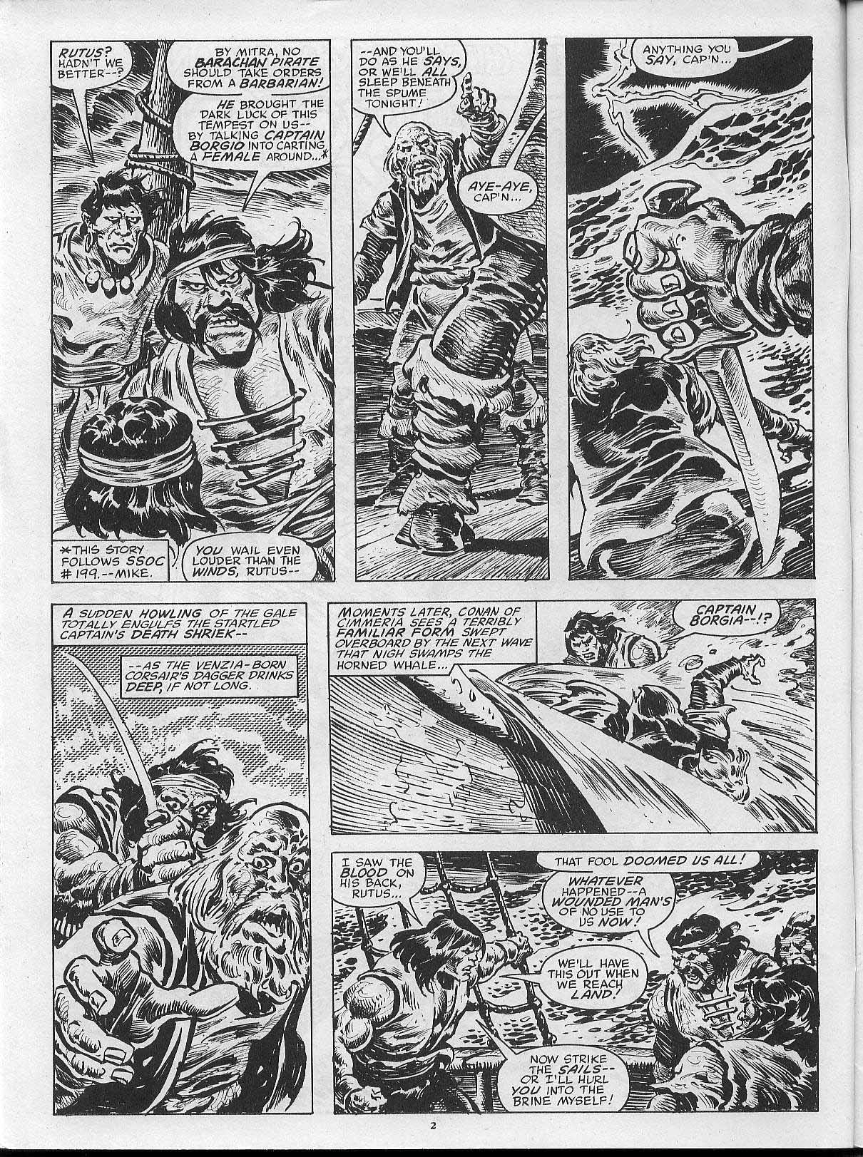 Read online The Savage Sword Of Conan comic -  Issue #202 - 4